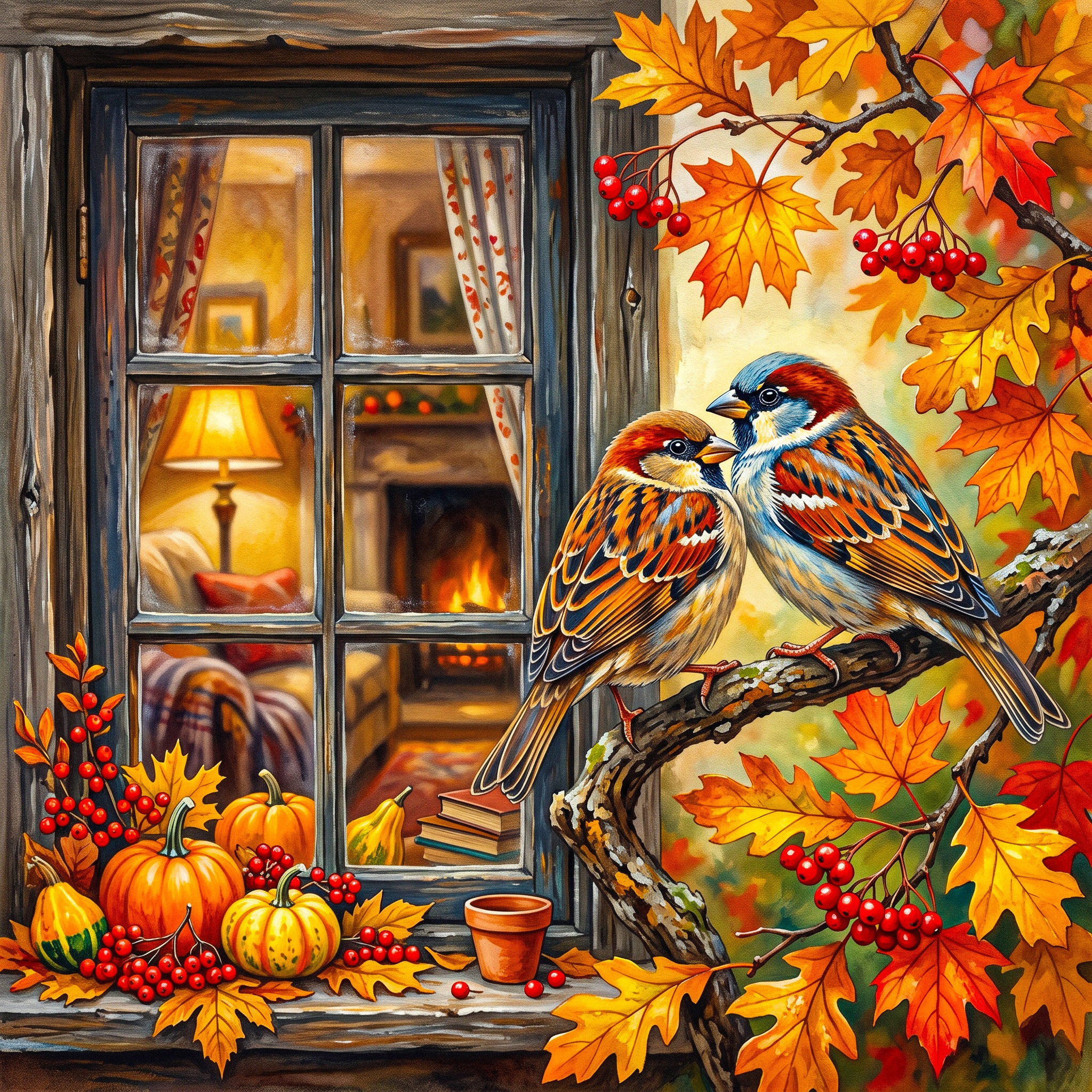 Love Birds jigsaw puzzle by Gotiva