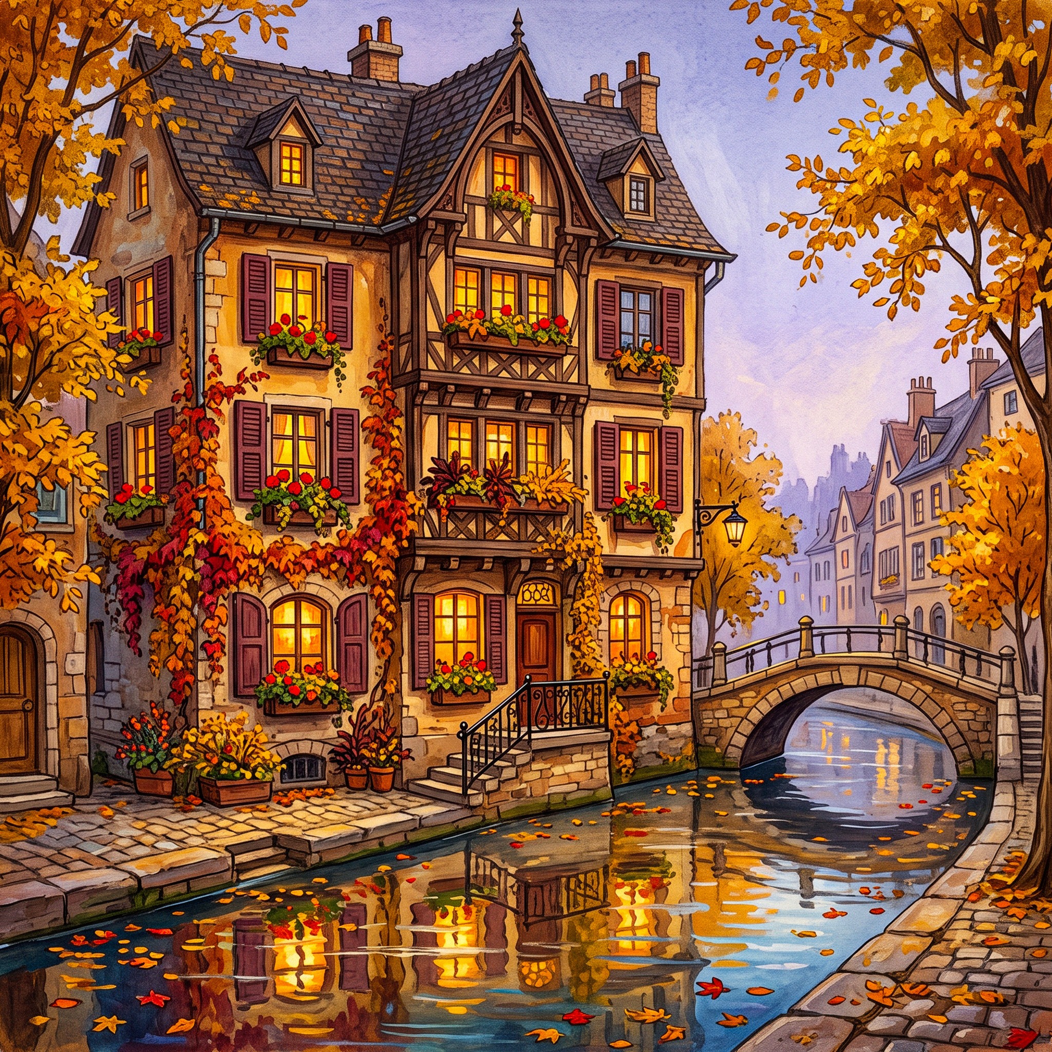 City Home jigsaw puzzle by Gotiva