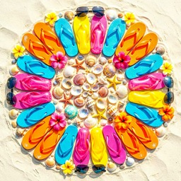 Summer Mandala jigsaw puzzle by Puzzle Nemesis