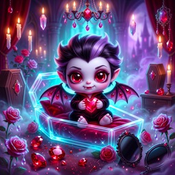 Vampire jigsaw puzzle by Veloura Moonpetal