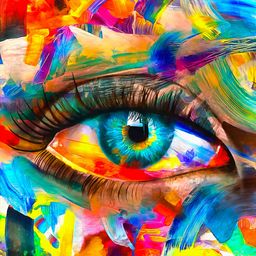Eye Oil Painting jigsaw puzzle by Gotiva