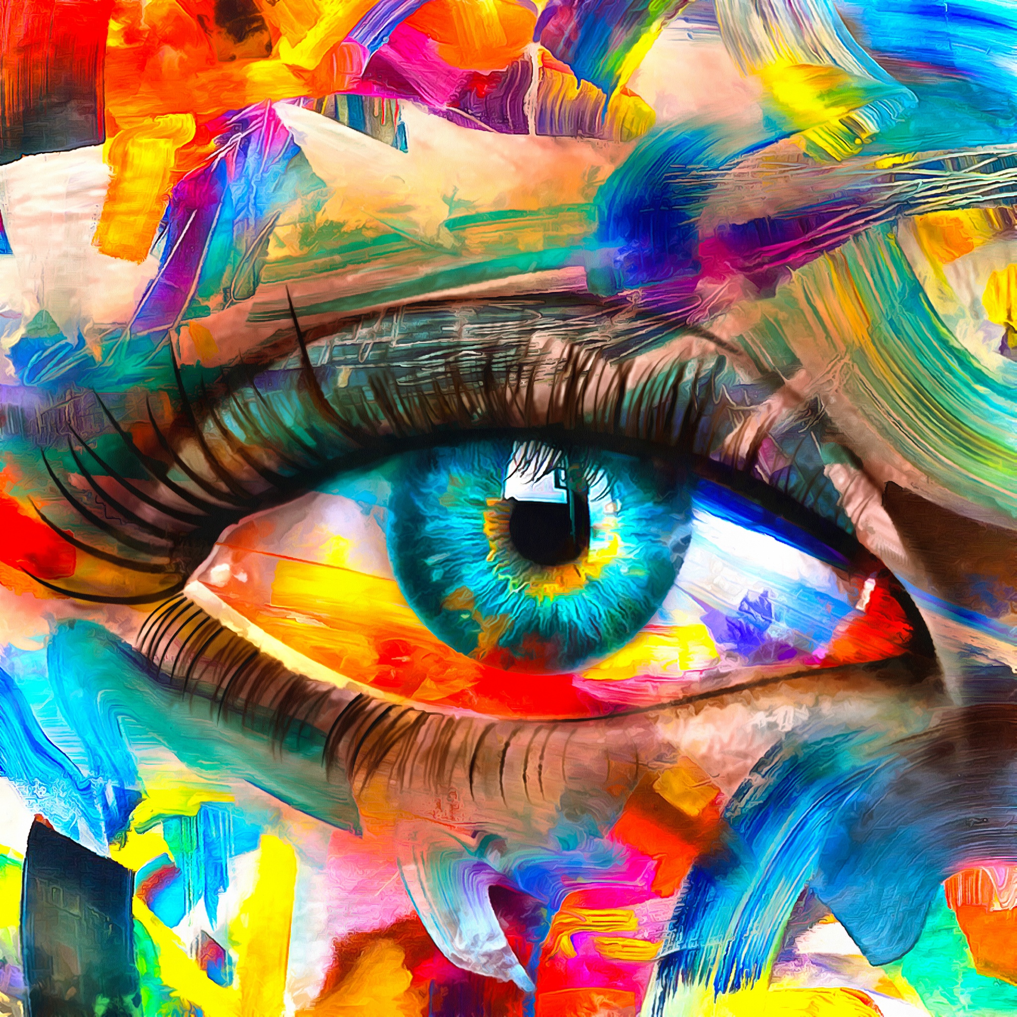 Eye Oil Painting jigsaw puzzle by Gotiva