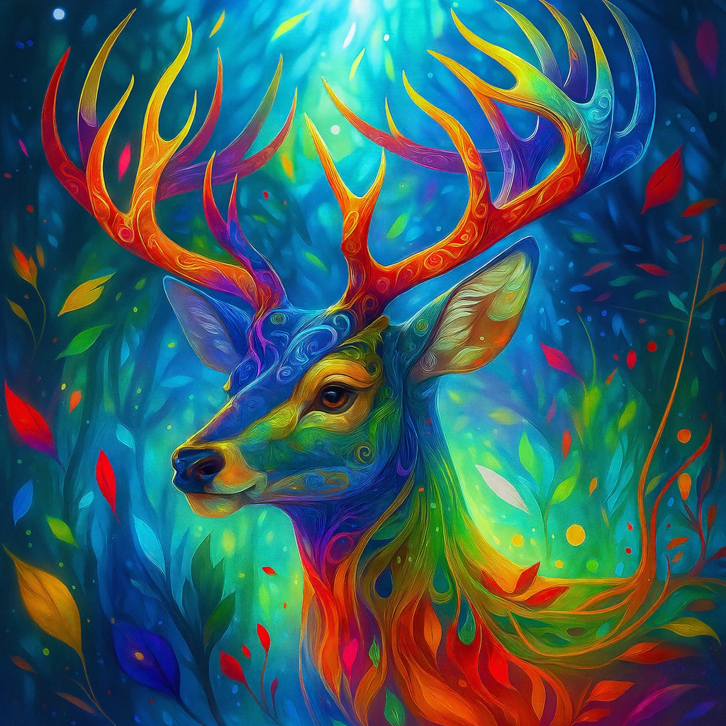 Colorful Deer