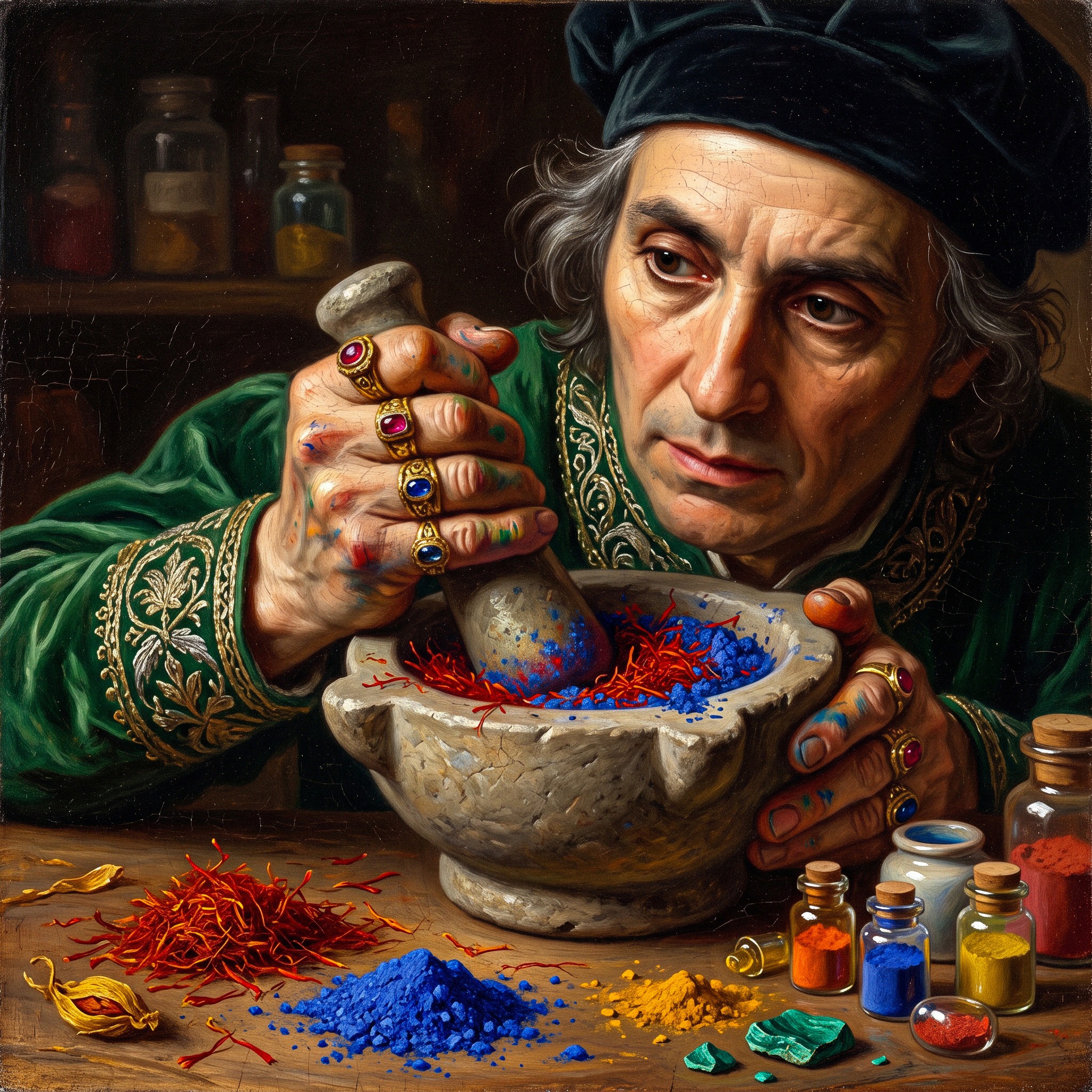 Mixing jigsaw puzzle by Lady Elara