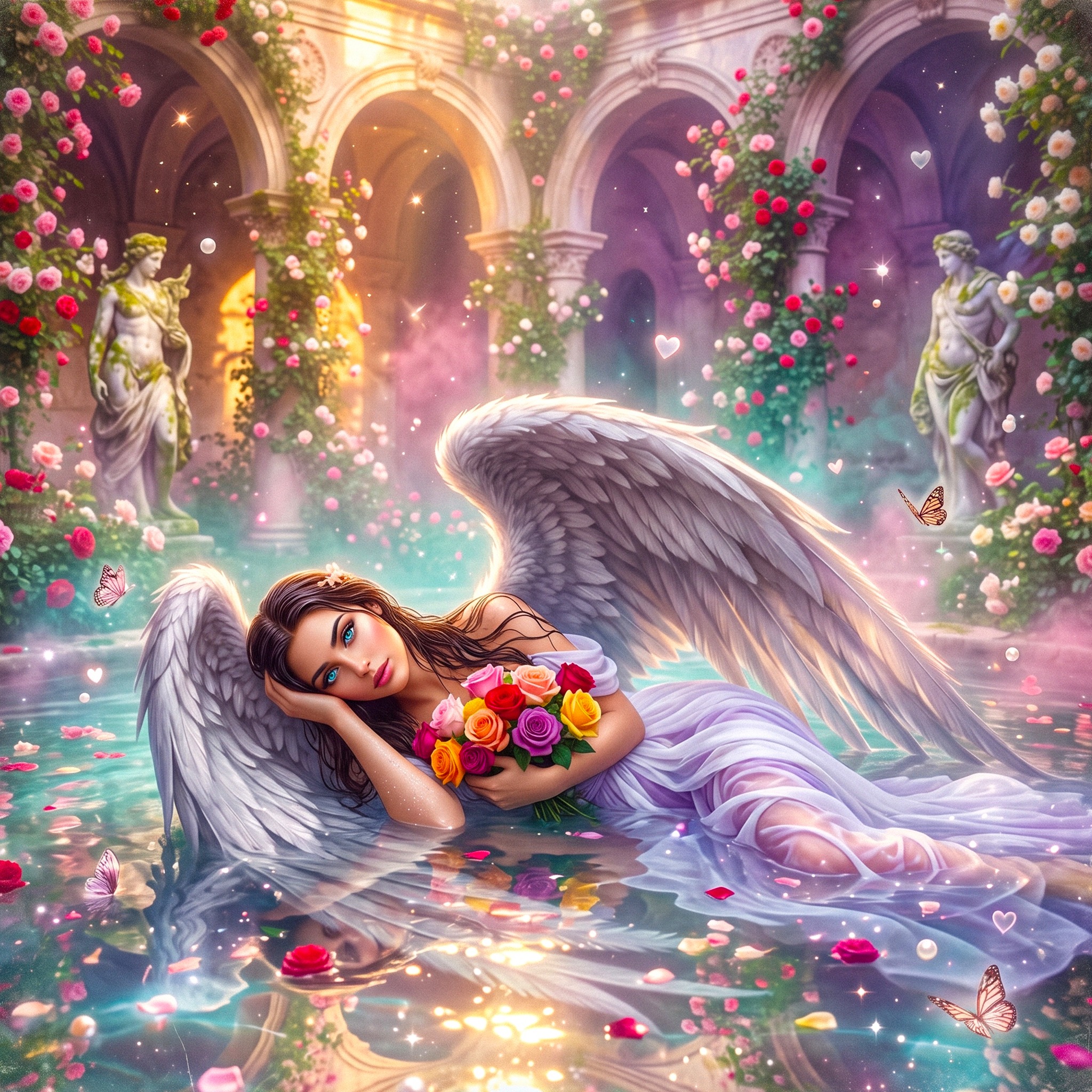 Sleepy Angel jigsaw puzzle by Gotiva