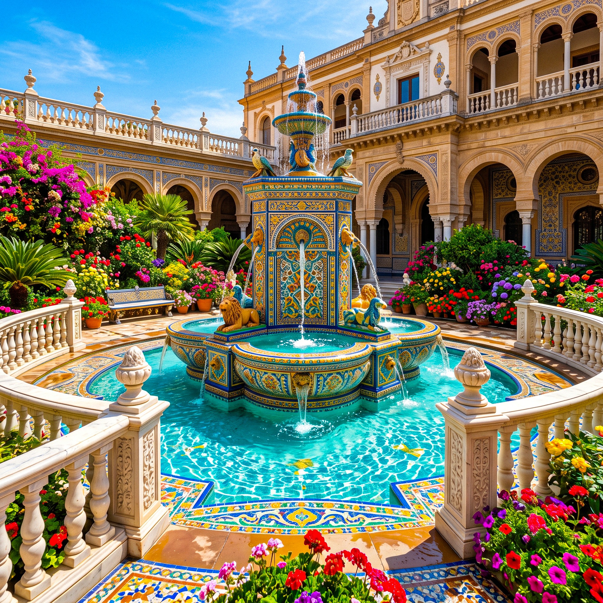 Fountain jigsaw puzzle by Gotiva