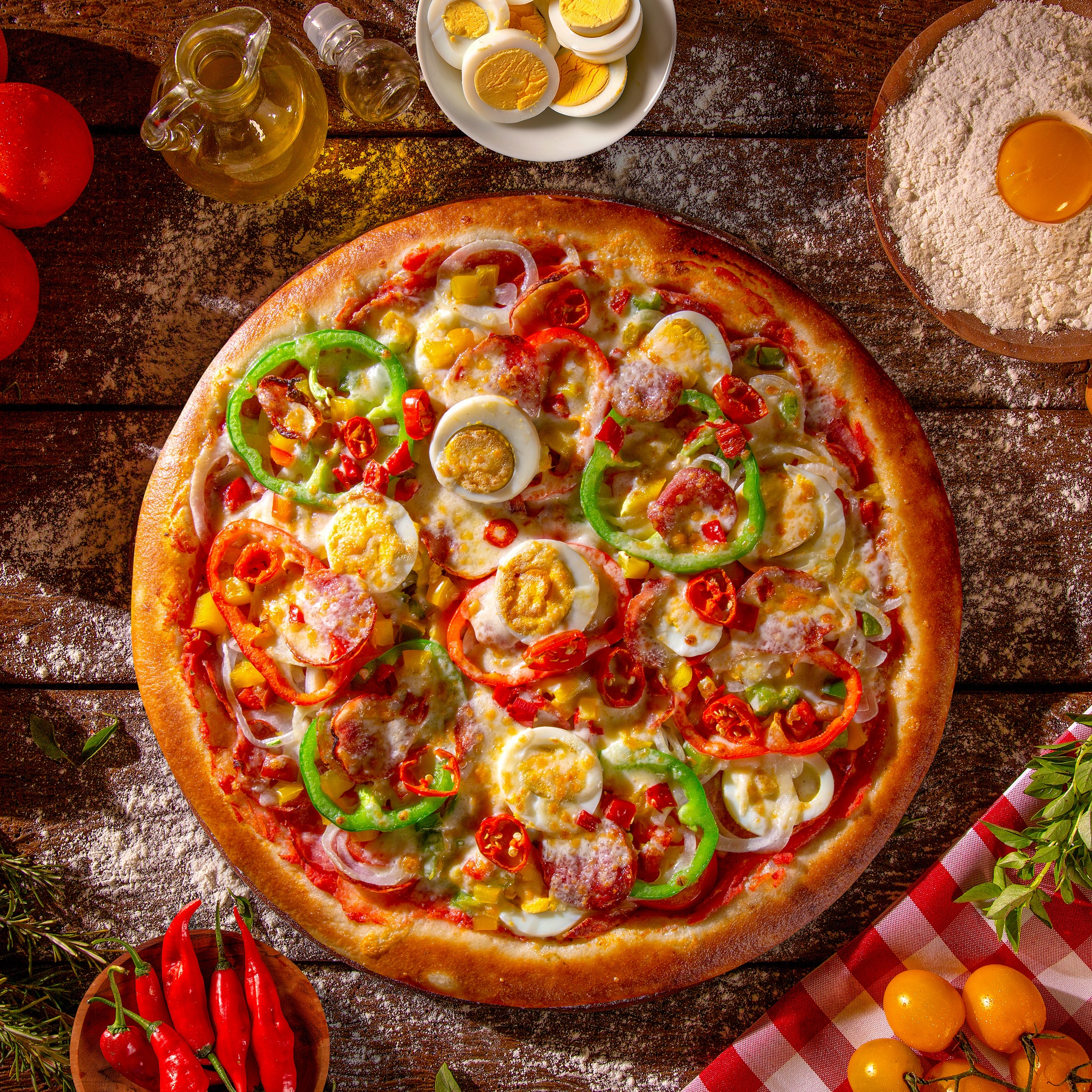 Pizza and Ingredients jigsaw puzzle by Gotiva