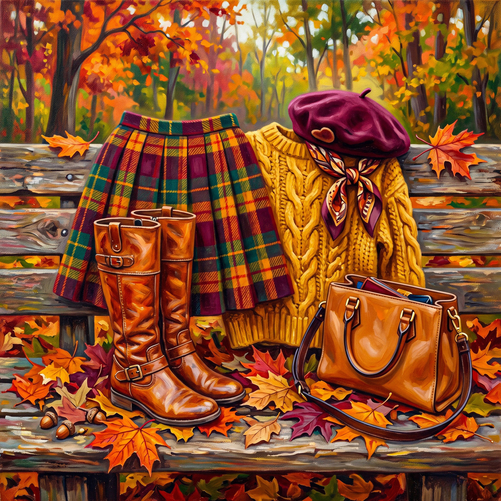 Fall Fashion jigsaw puzzle by Gotiva
