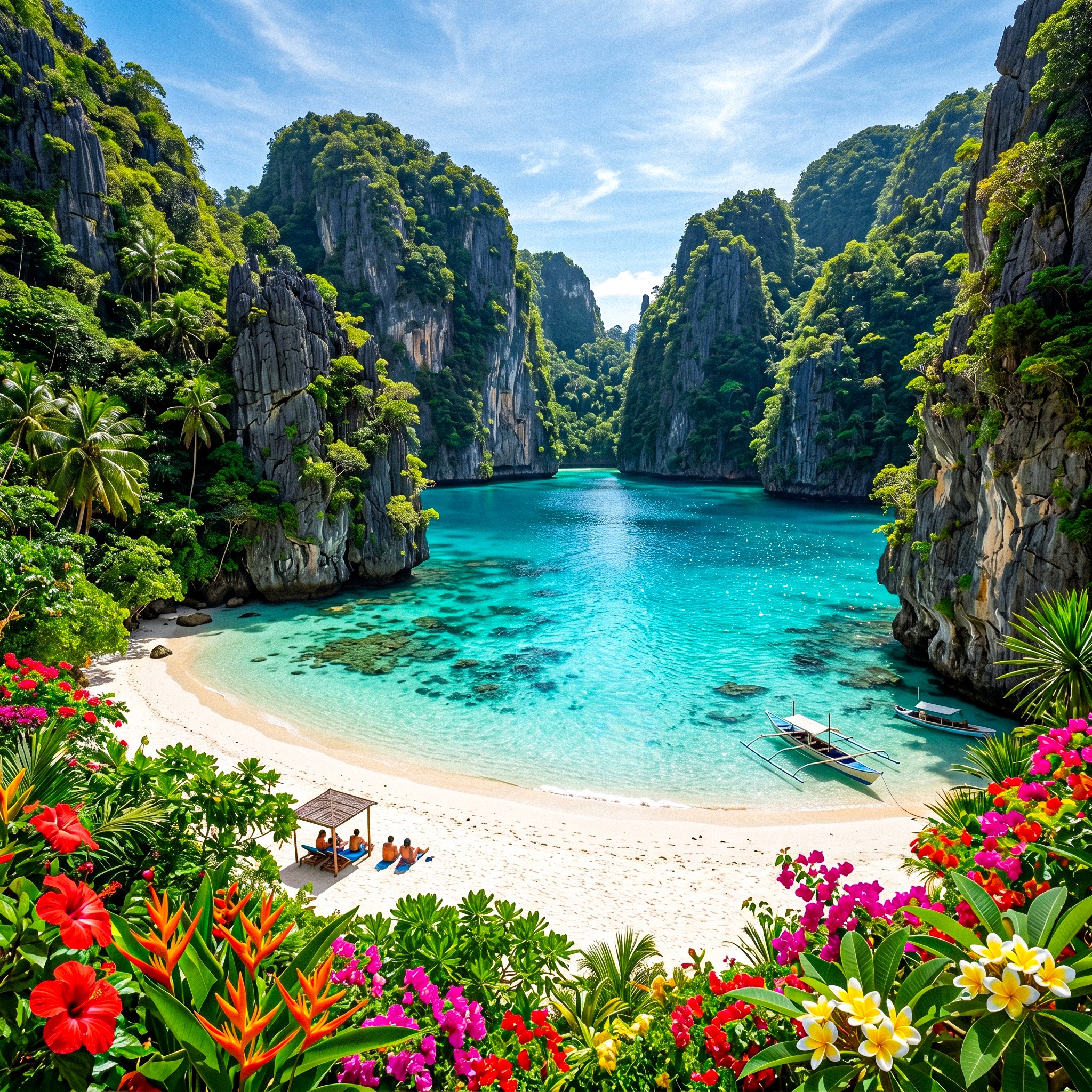 Exotic Beach jigsaw puzzle by Grant Photography