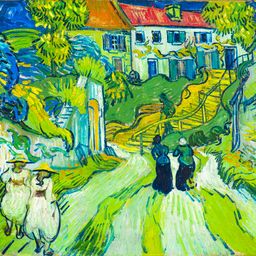 Vincent Van Gogh  Stairway at Auvers jigsaw puzzle by Gotiva
