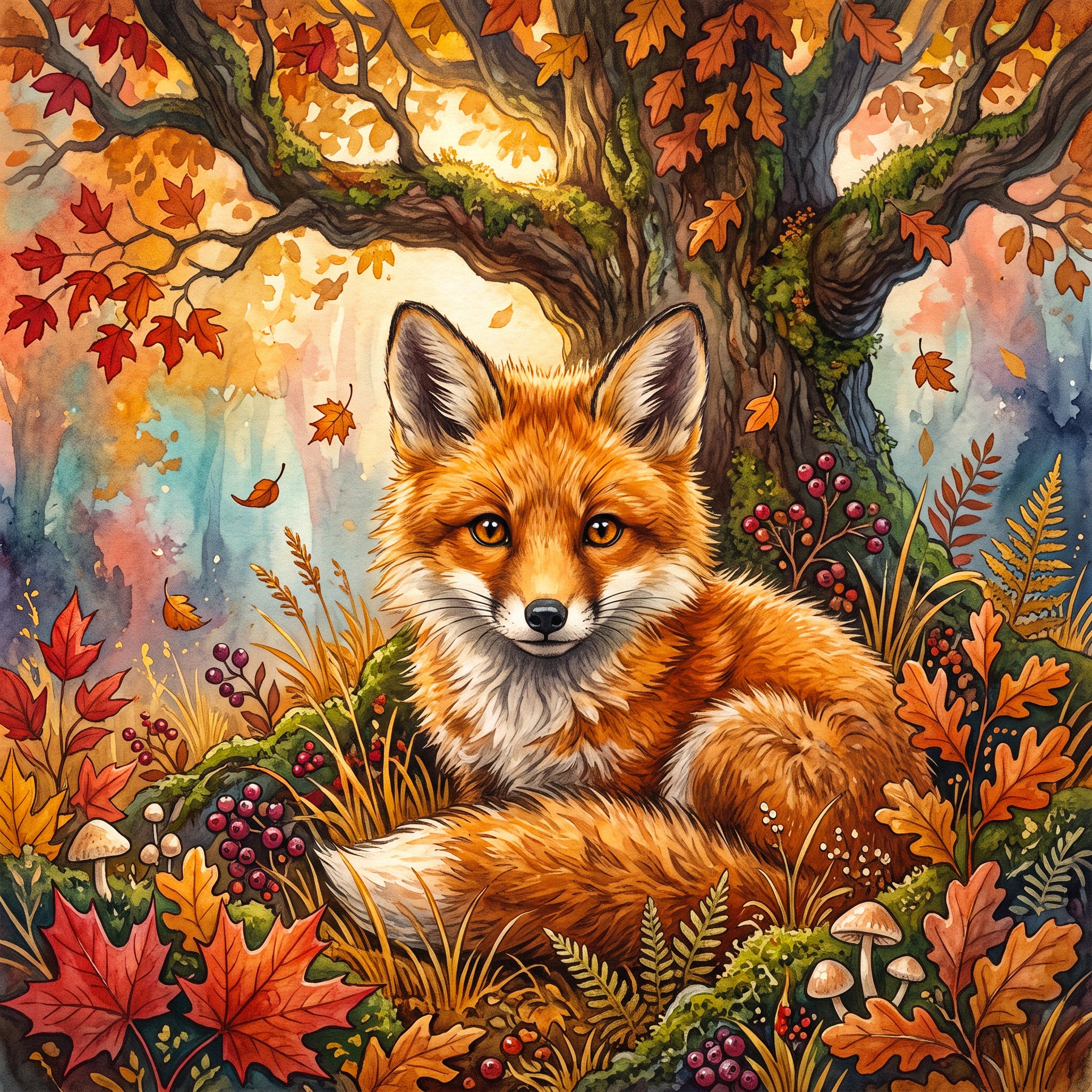 Baby Fox jigsaw puzzle by Gotiva