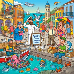 Sail Away jigsaw puzzle by Comic Crumbs by Emma