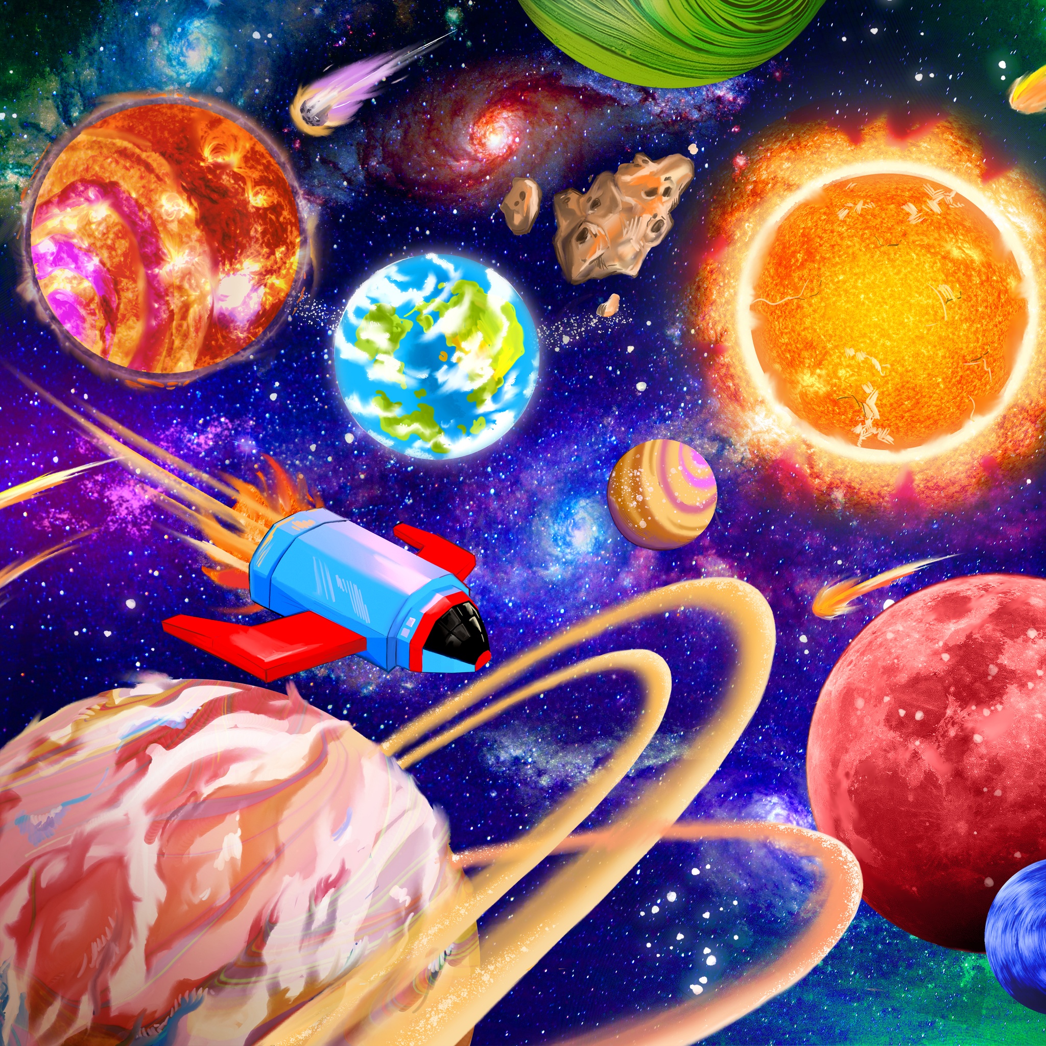 Space The Final Frontier jigsaw puzzle by Gotiva