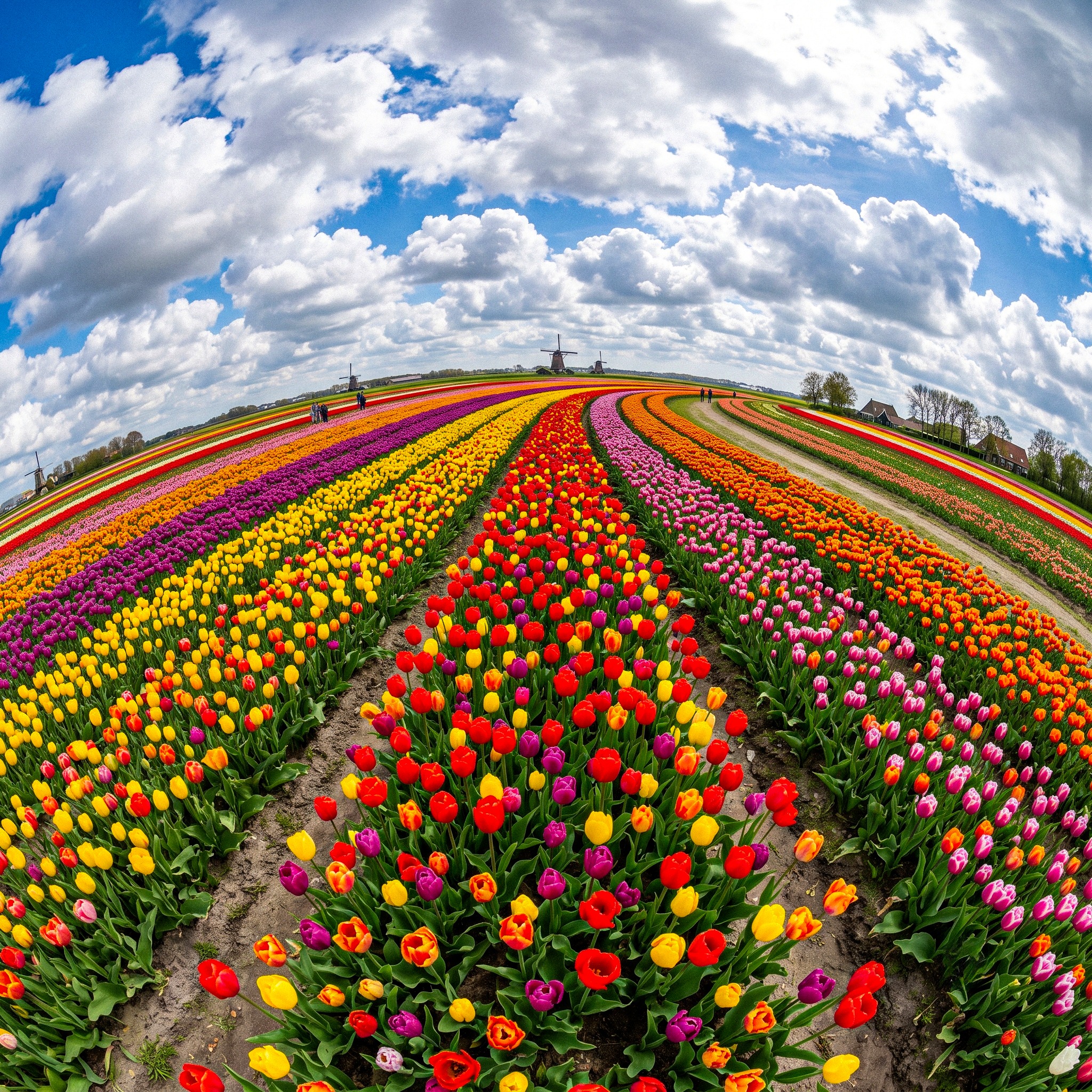 Tulip Fields jigsaw puzzle by Grant Photography