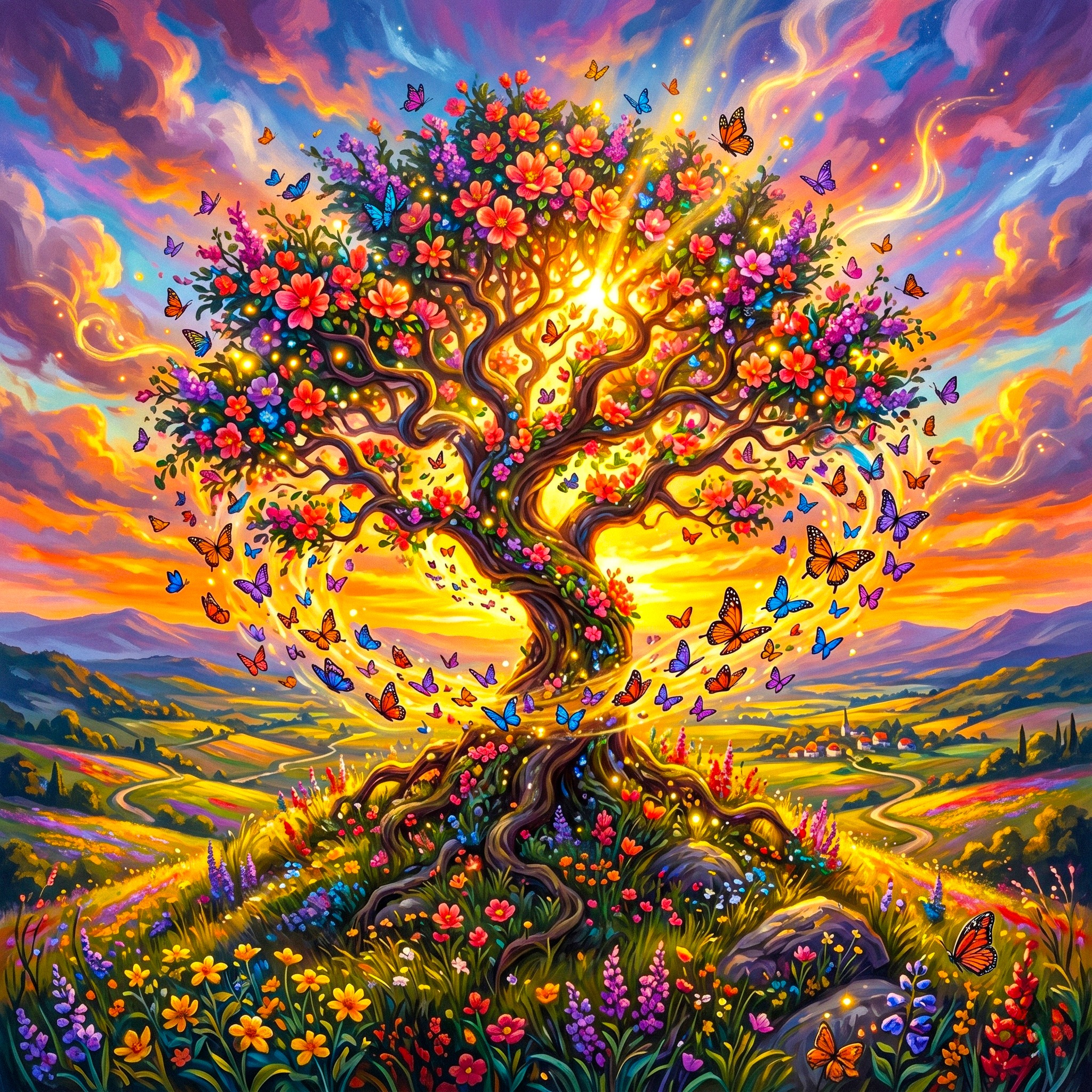 Butterfly Tree jigsaw puzzle by Gotiva