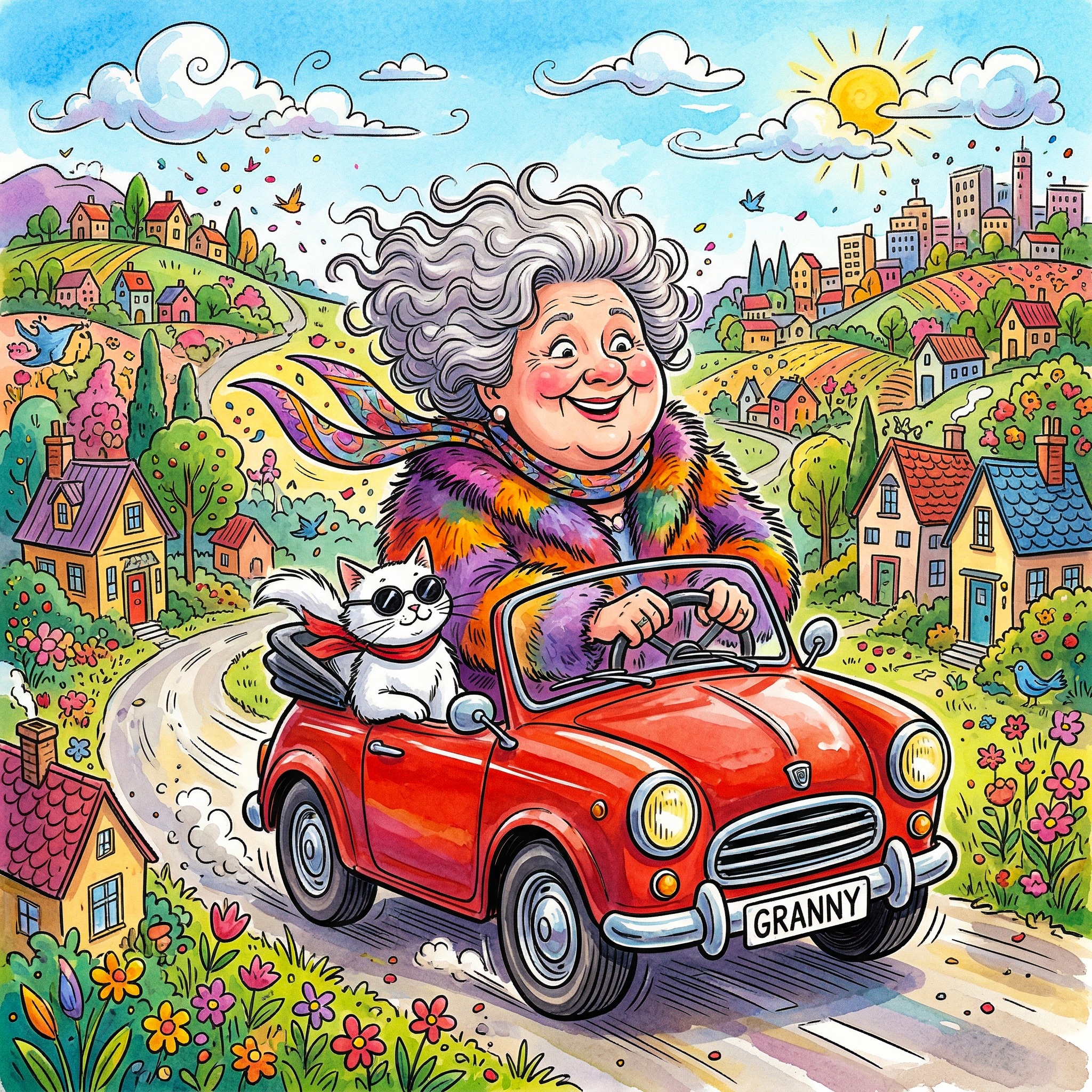 Wild Ride jigsaw puzzle by Grandpa Doodle