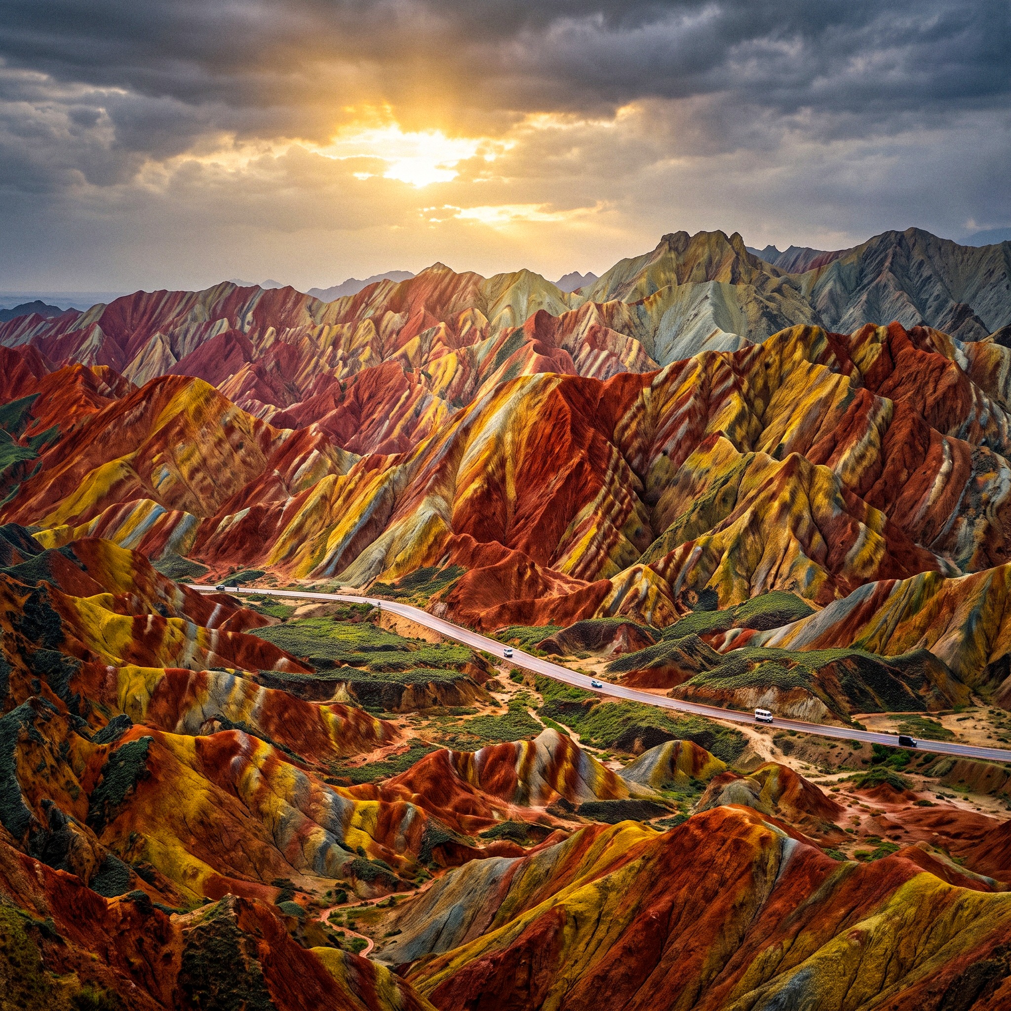 Mountains Road jigsaw puzzle by Grant Photography