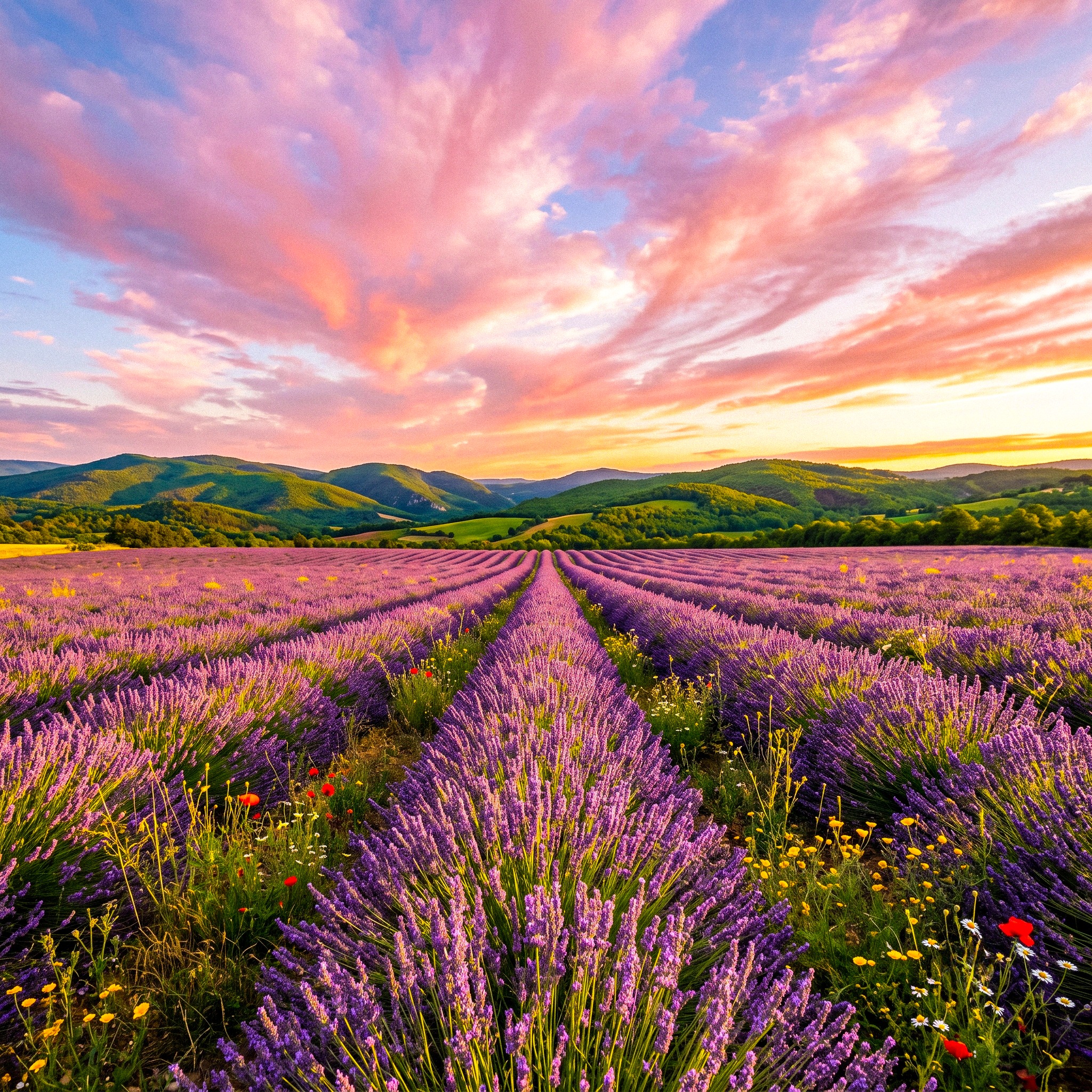 Lavendor Fields jigsaw puzzle by Grant Photography