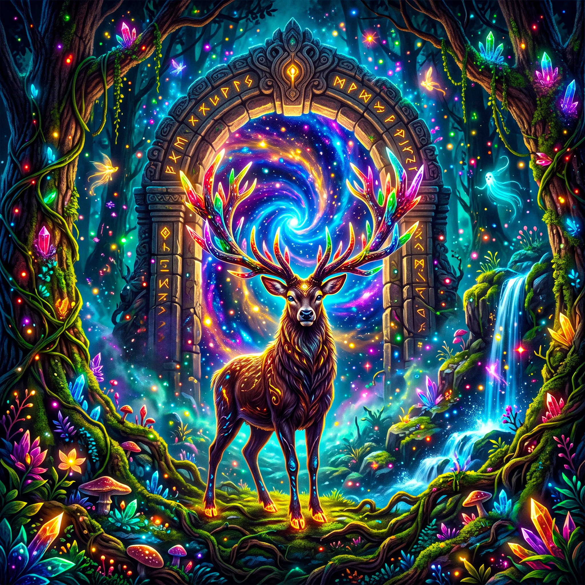 Deer jigsaw puzzle by Raven Veil