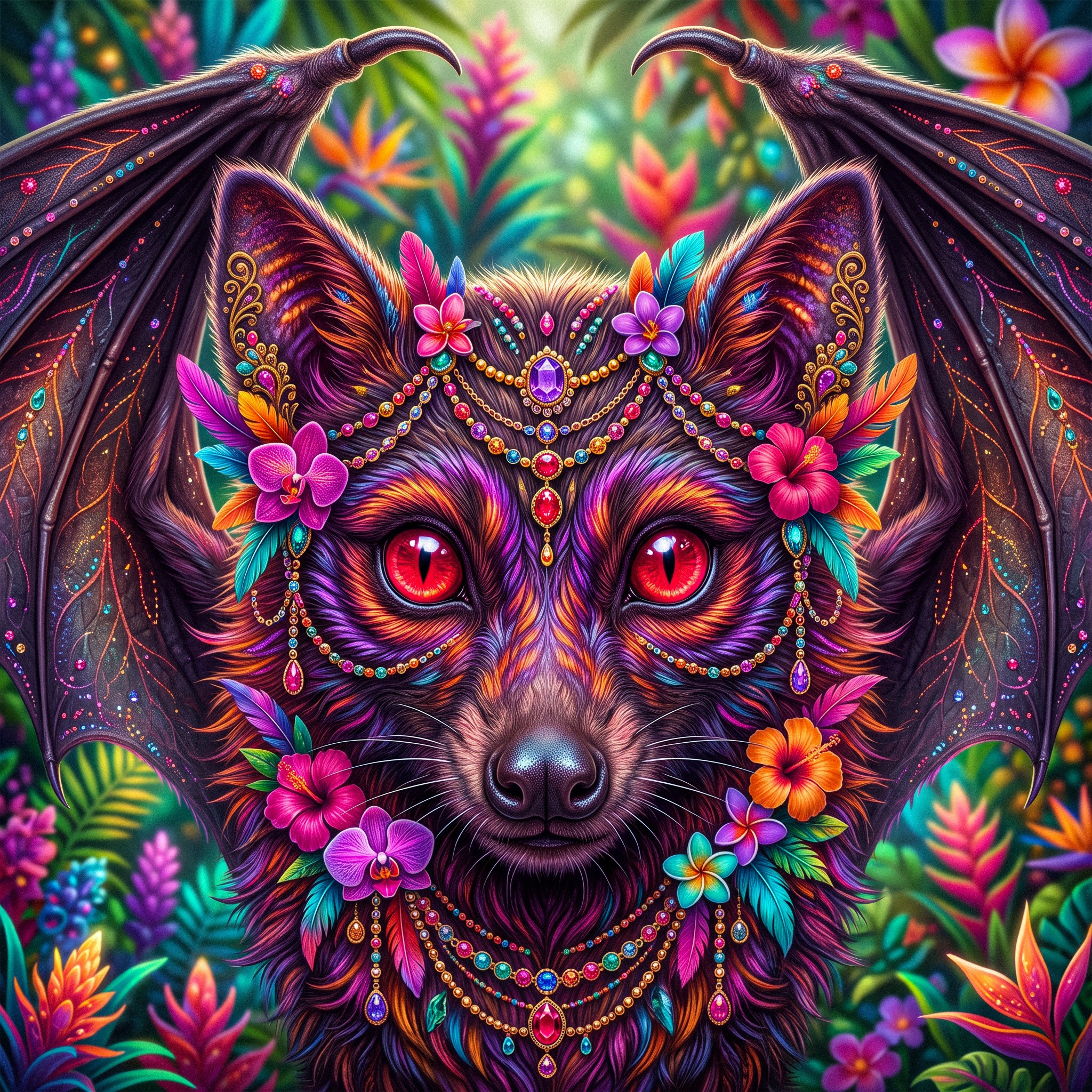 Bat jigsaw puzzle by Gotiva