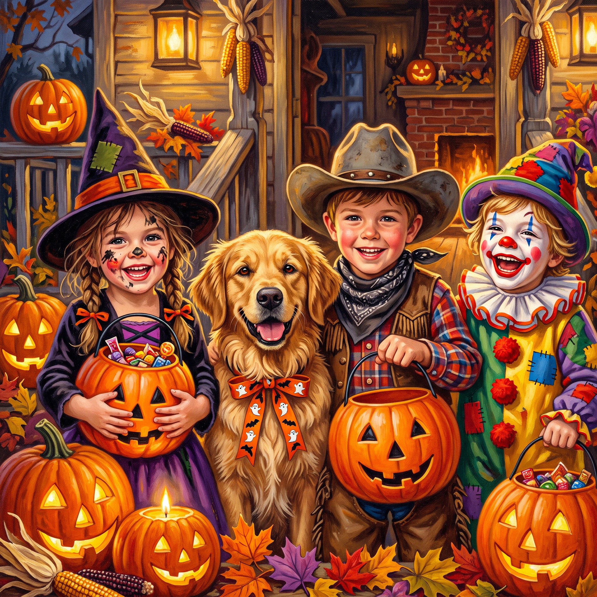 Halloween Costumes jigsaw puzzle by Classic Art Jenny