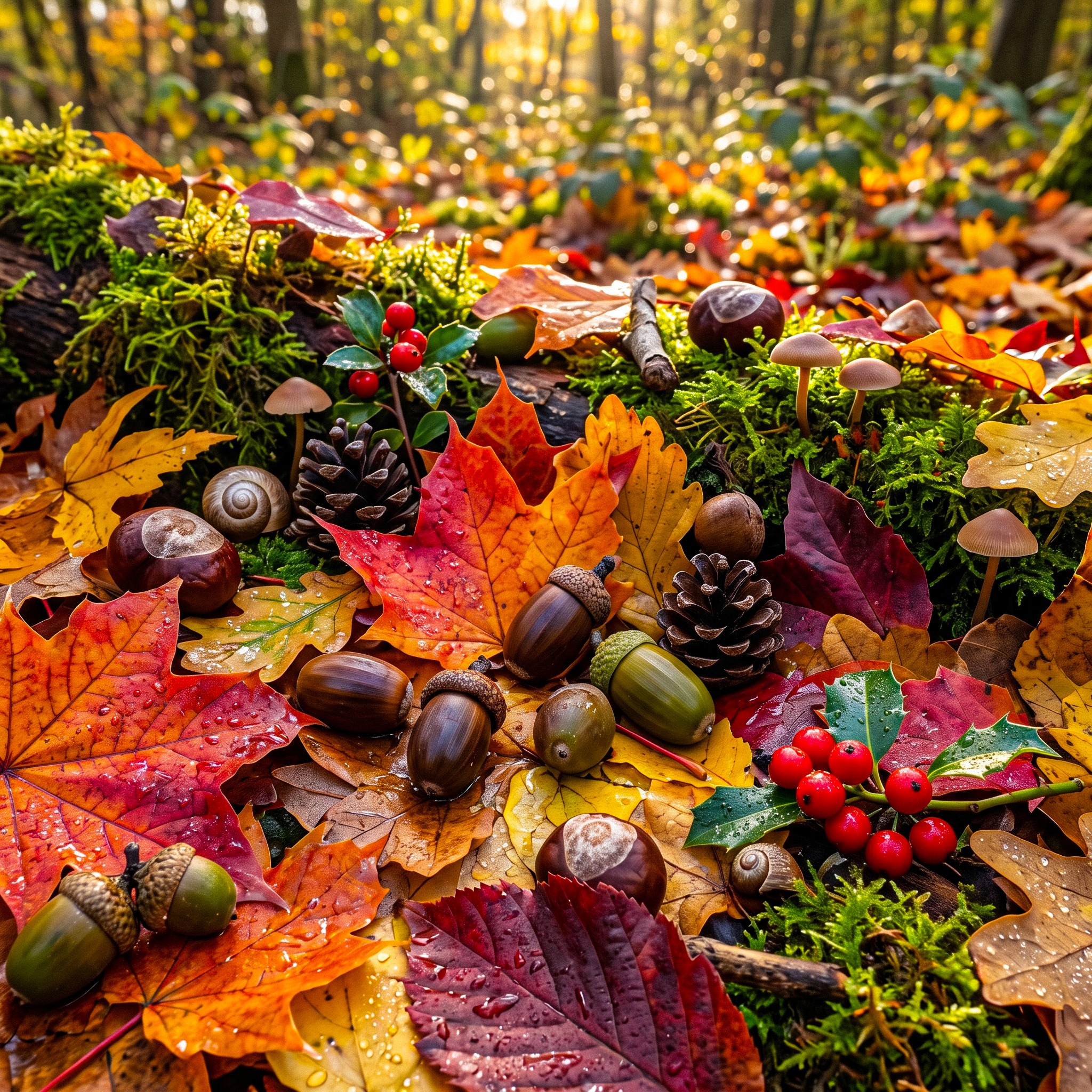 Autumn Forest Floor jigsaw puzzle by Grant Photography