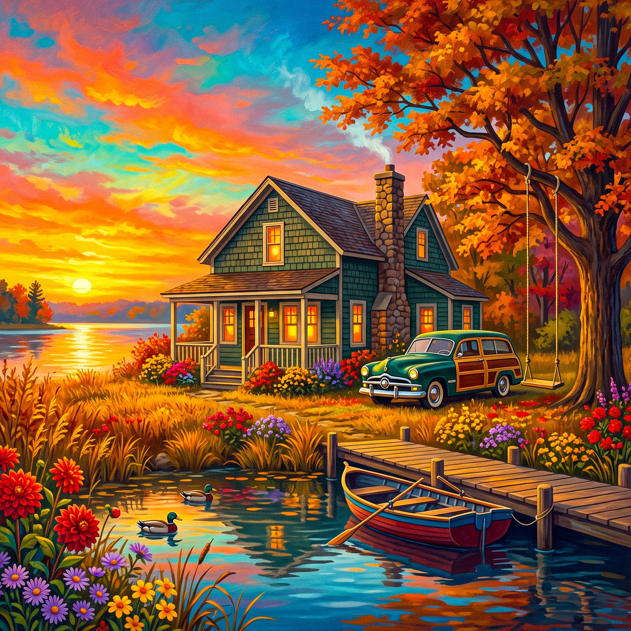 Lake House jigsaw puzzle by Gotiva