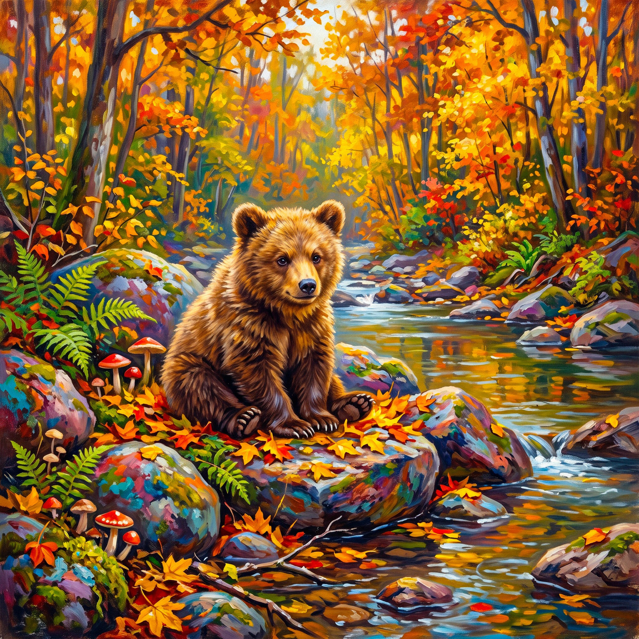 Baby Bear jigsaw puzzle by Gotiva