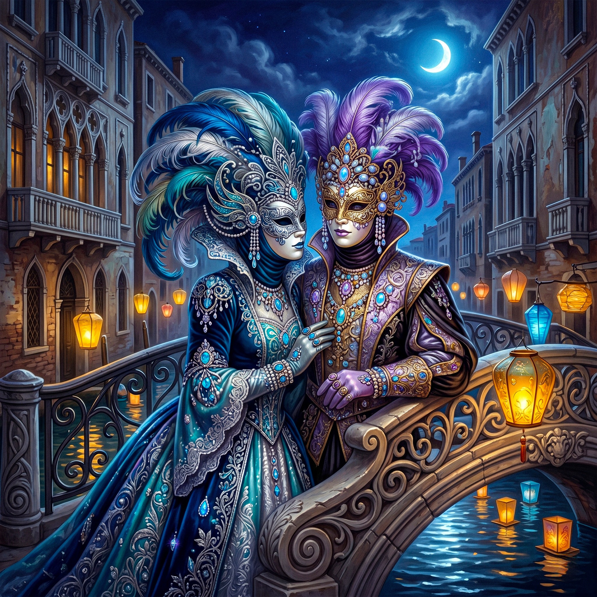 Victorian Evening jigsaw puzzle by Eliza Fairbourne