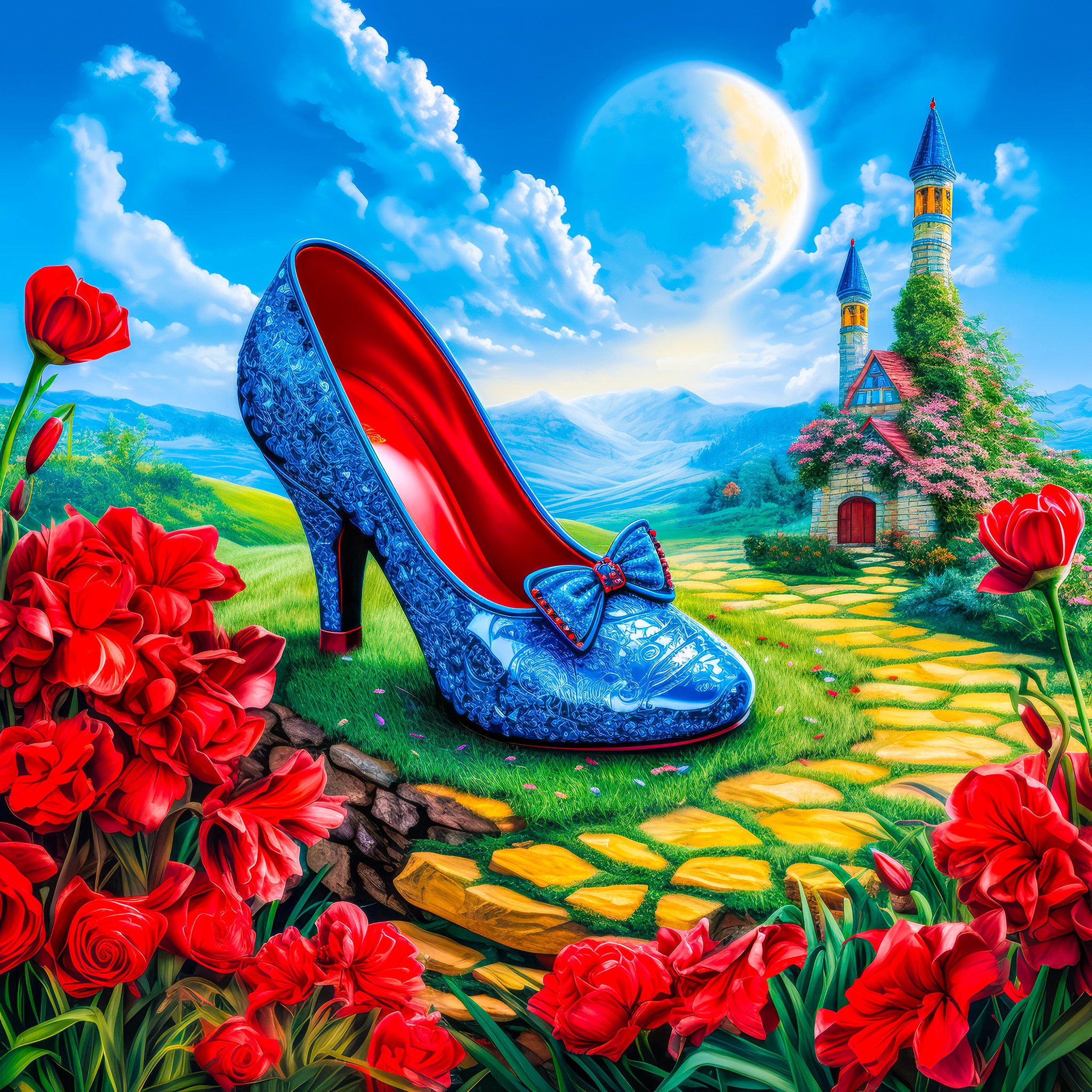 Sapphire steps jigsaw puzzle by Gotiva