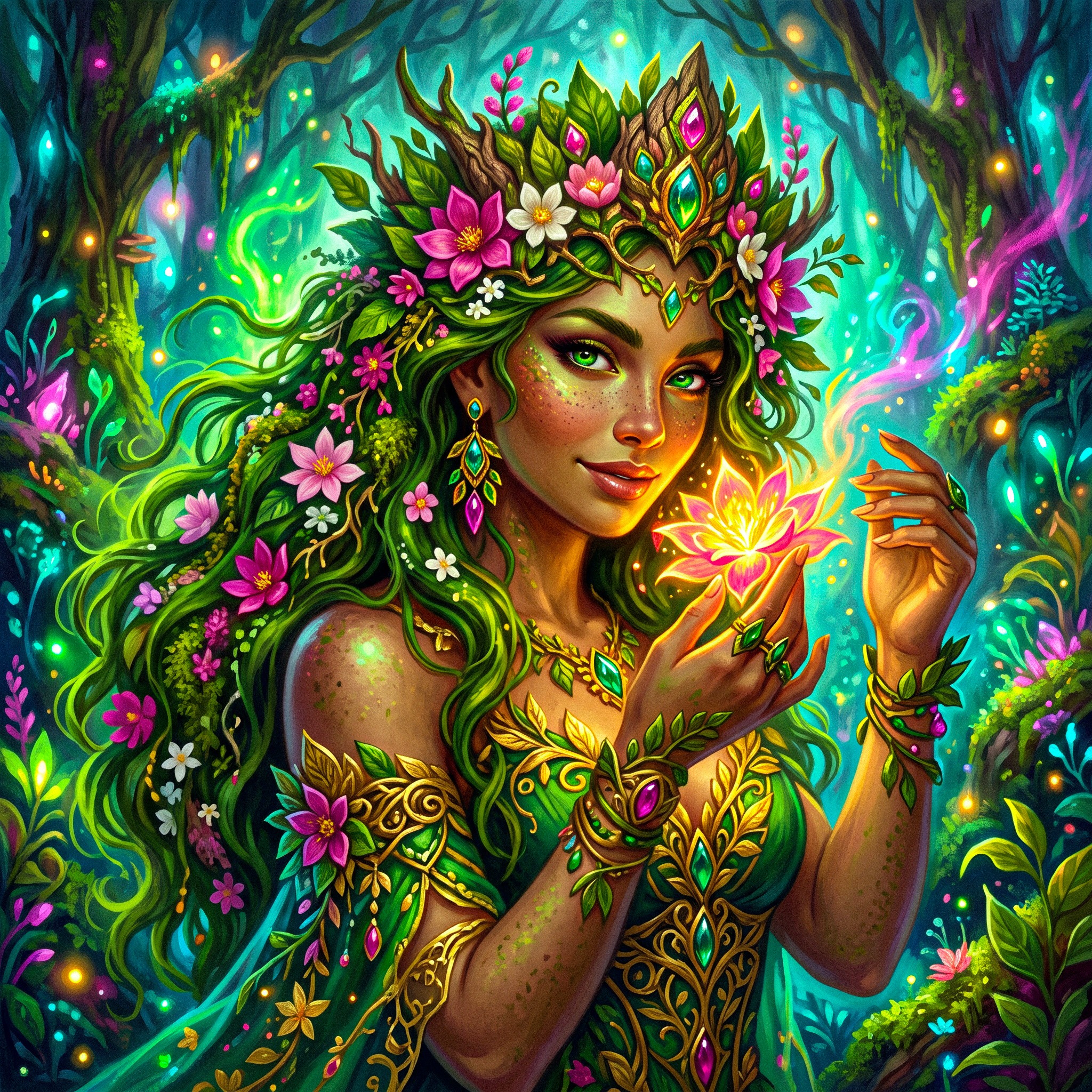 Lady of the Forest jigsaw puzzle by Your Knight