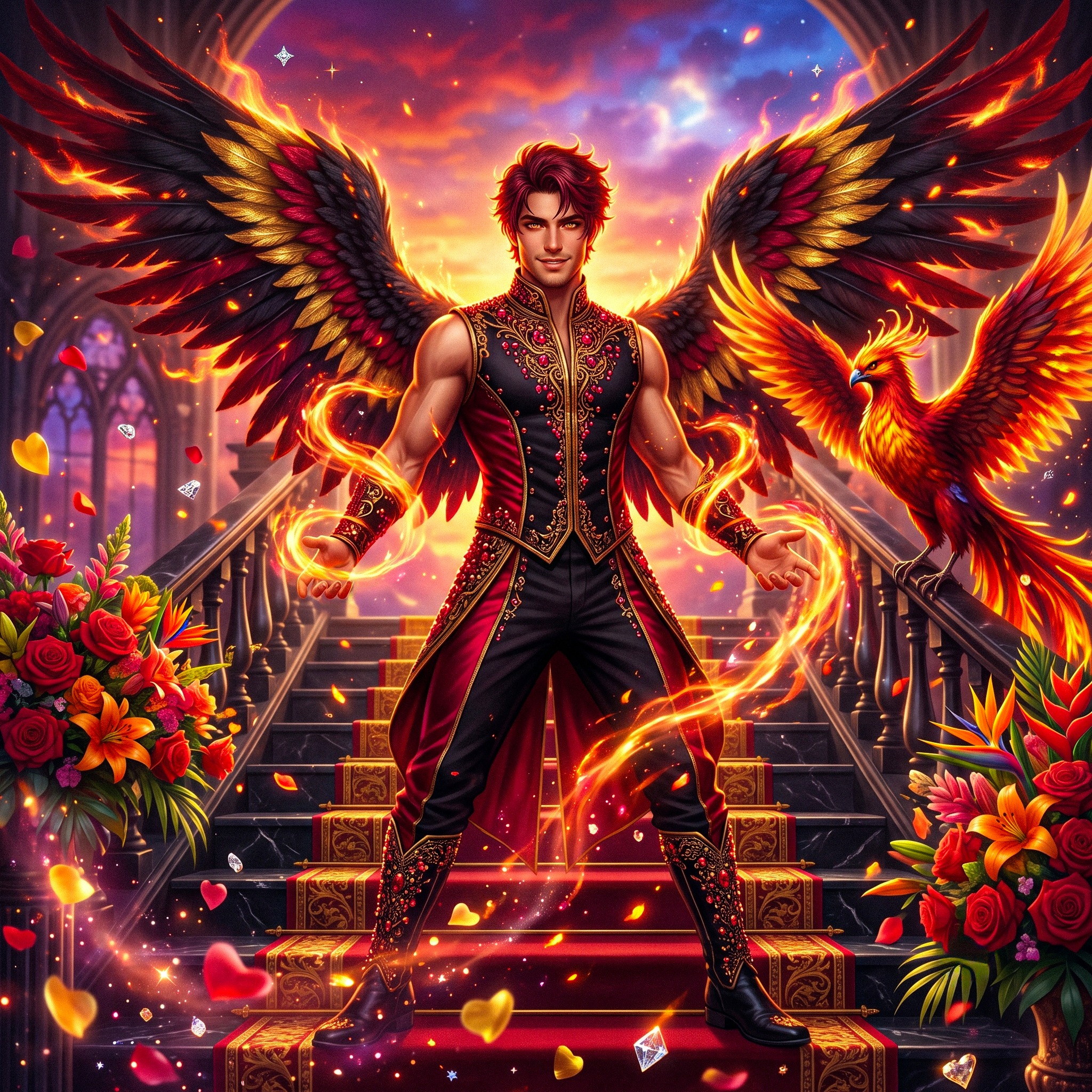 Phoenix Man jigsaw puzzle by Your Knight