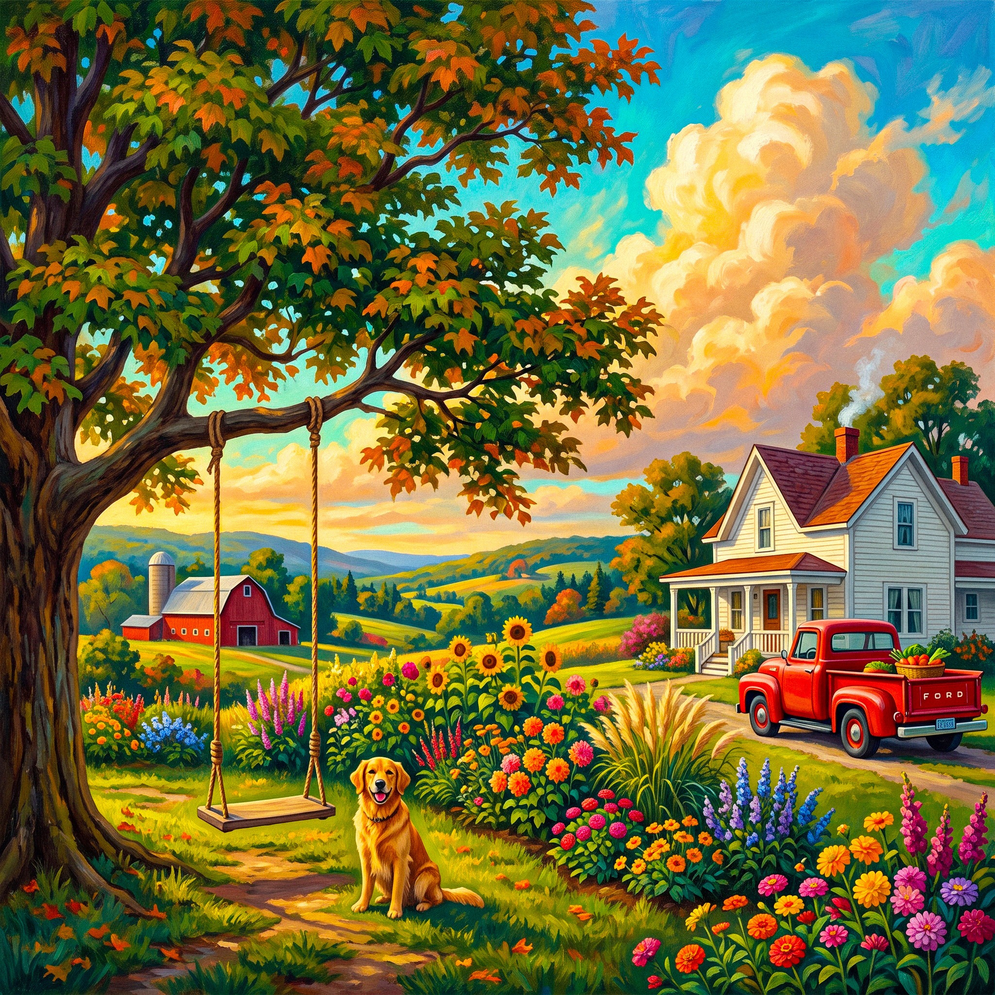 Garden jigsaw puzzle by Classic Art Jenny