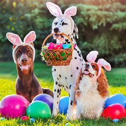 Dogs In Bunny Cosplay jigsaw puzzle by Gotiva