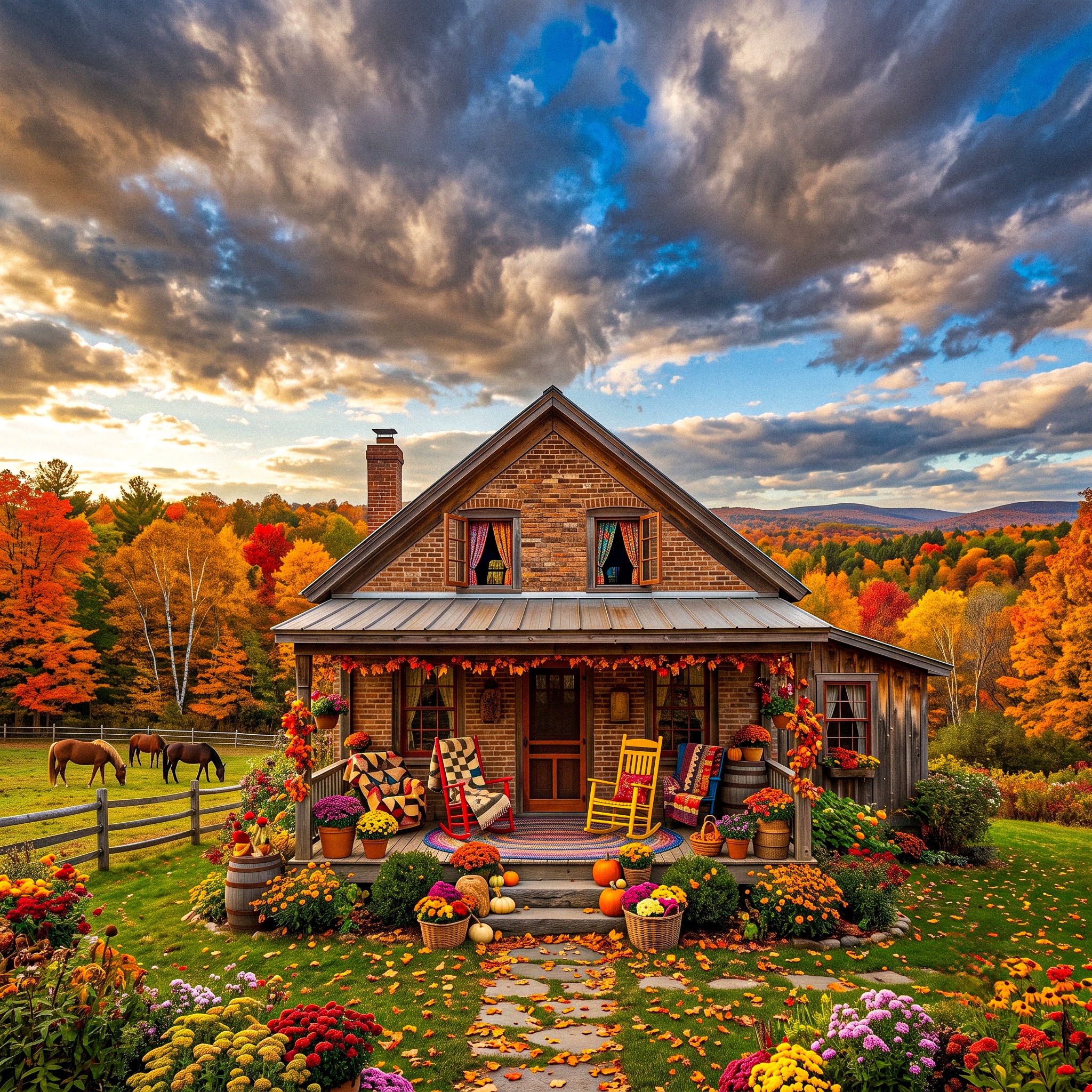 Autumn Home jigsaw puzzle by Grant Photography