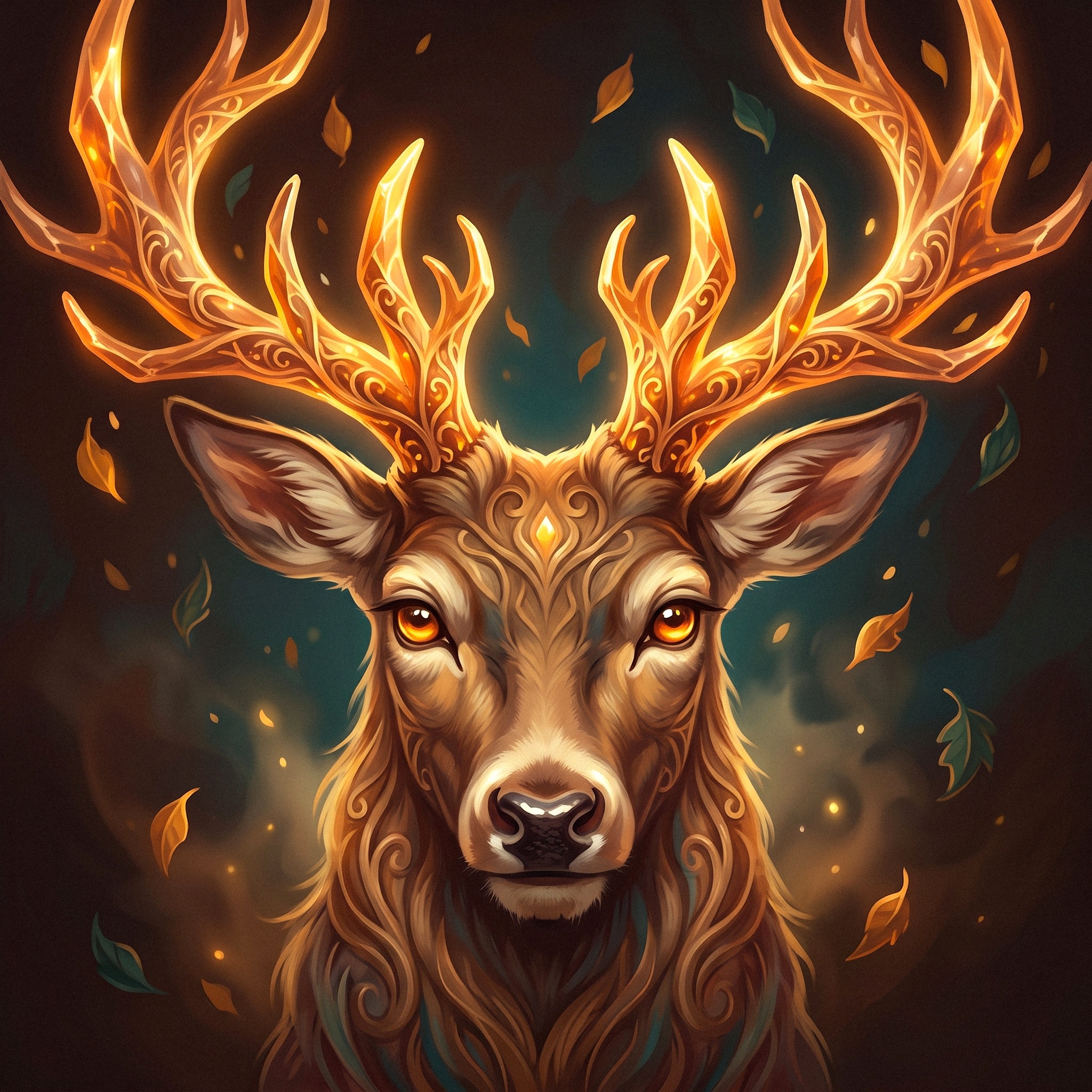 Stag Deer jigsaw puzzle by Amazia Art
