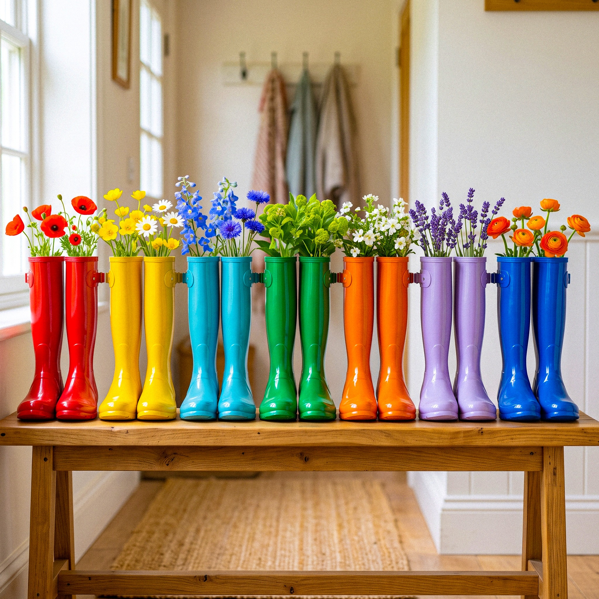 Flower Filled Shoes jigsaw puzzle by Grant Photography