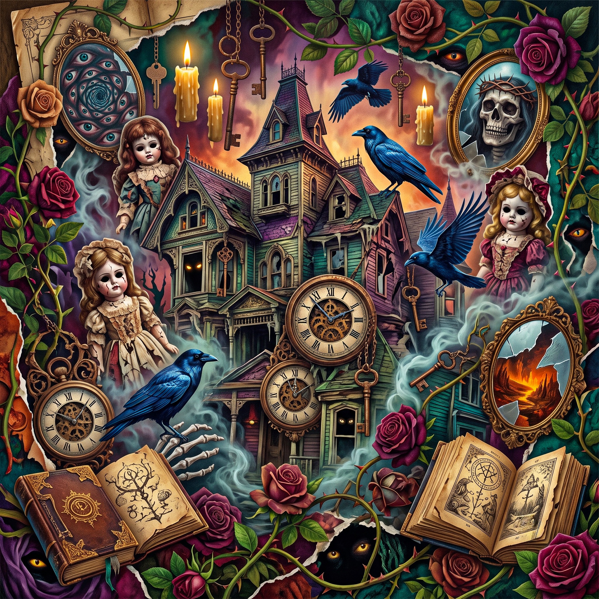 Haunted House jigsaw puzzle by Raven Veil
