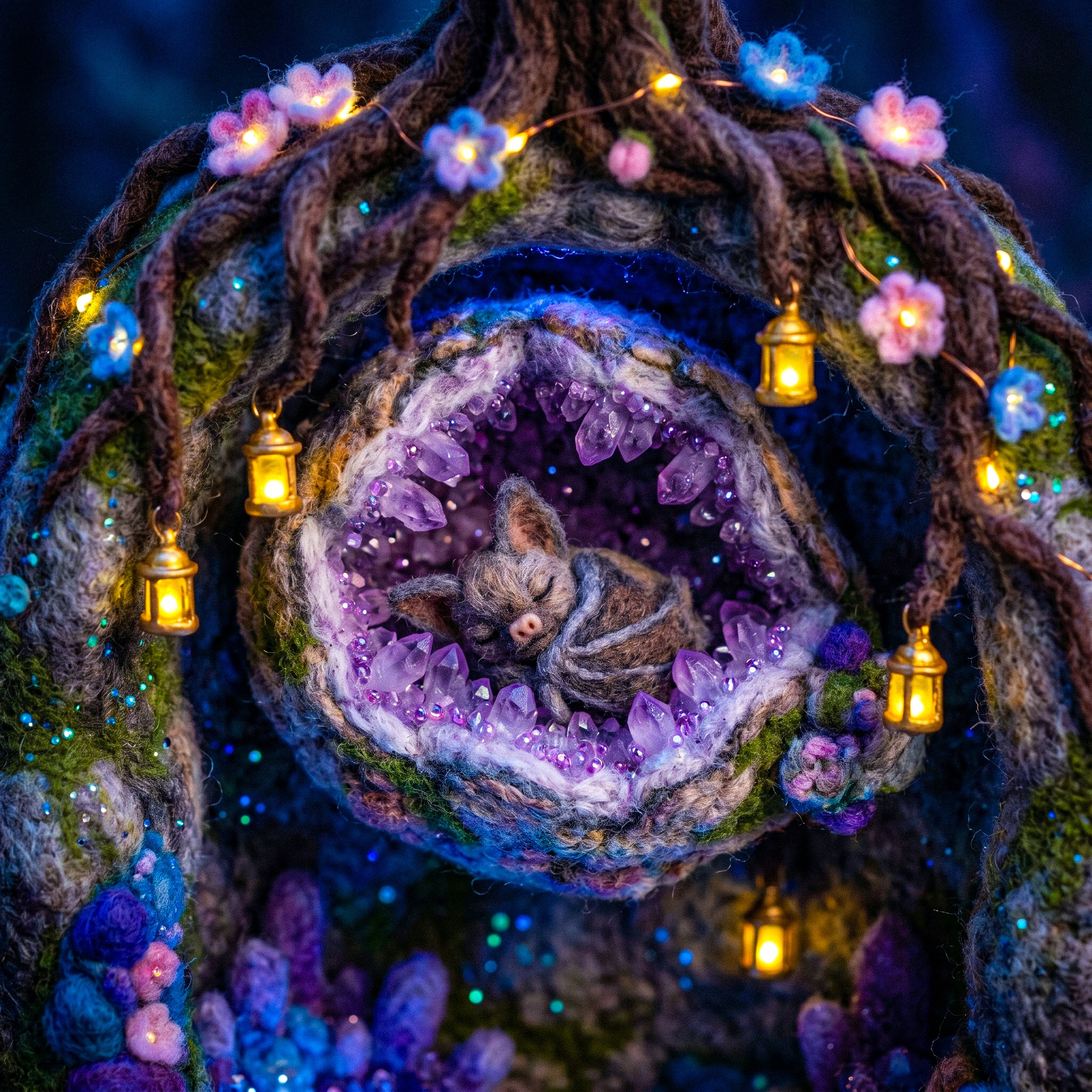 Sleepy Bat jigsaw puzzle by Soft Haunt