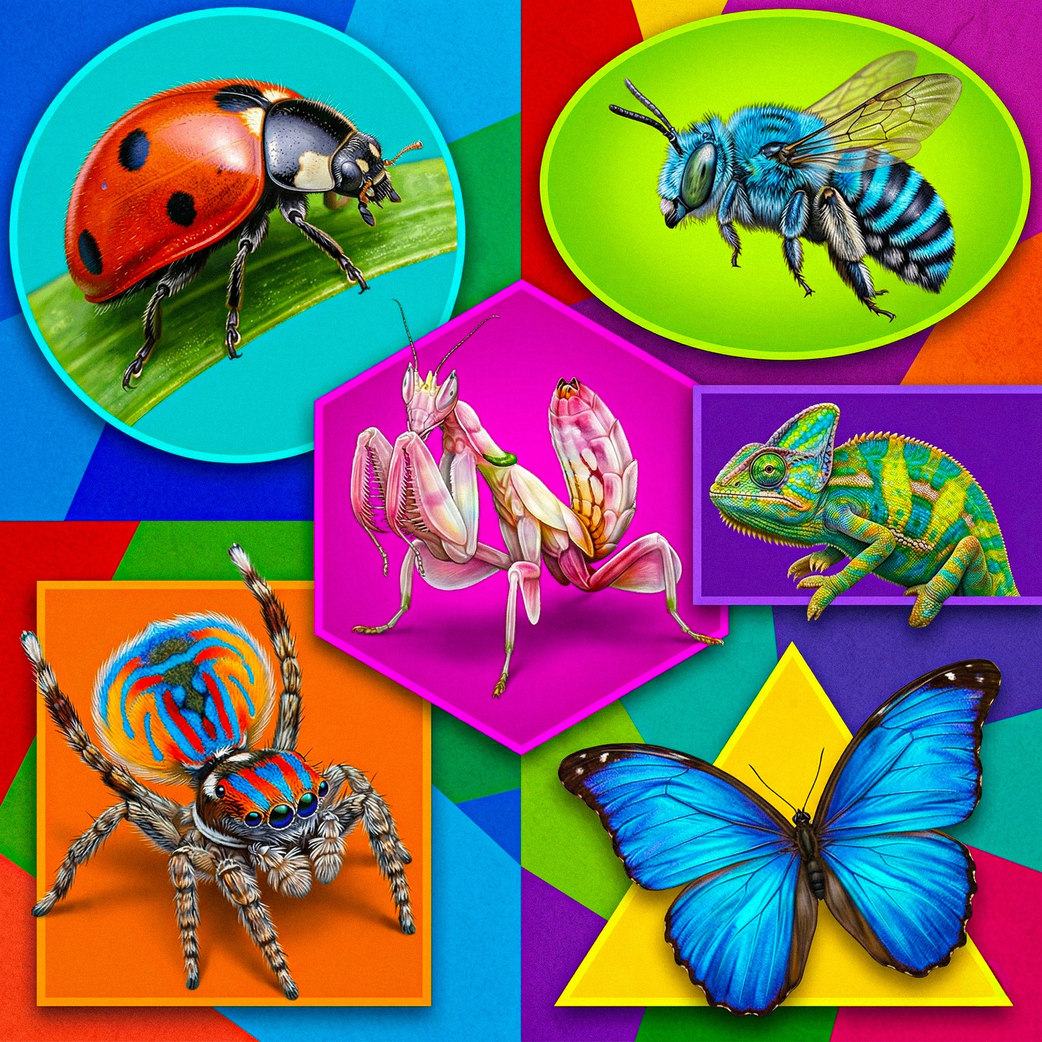 Insect World jigsaw puzzle by Juliet Art