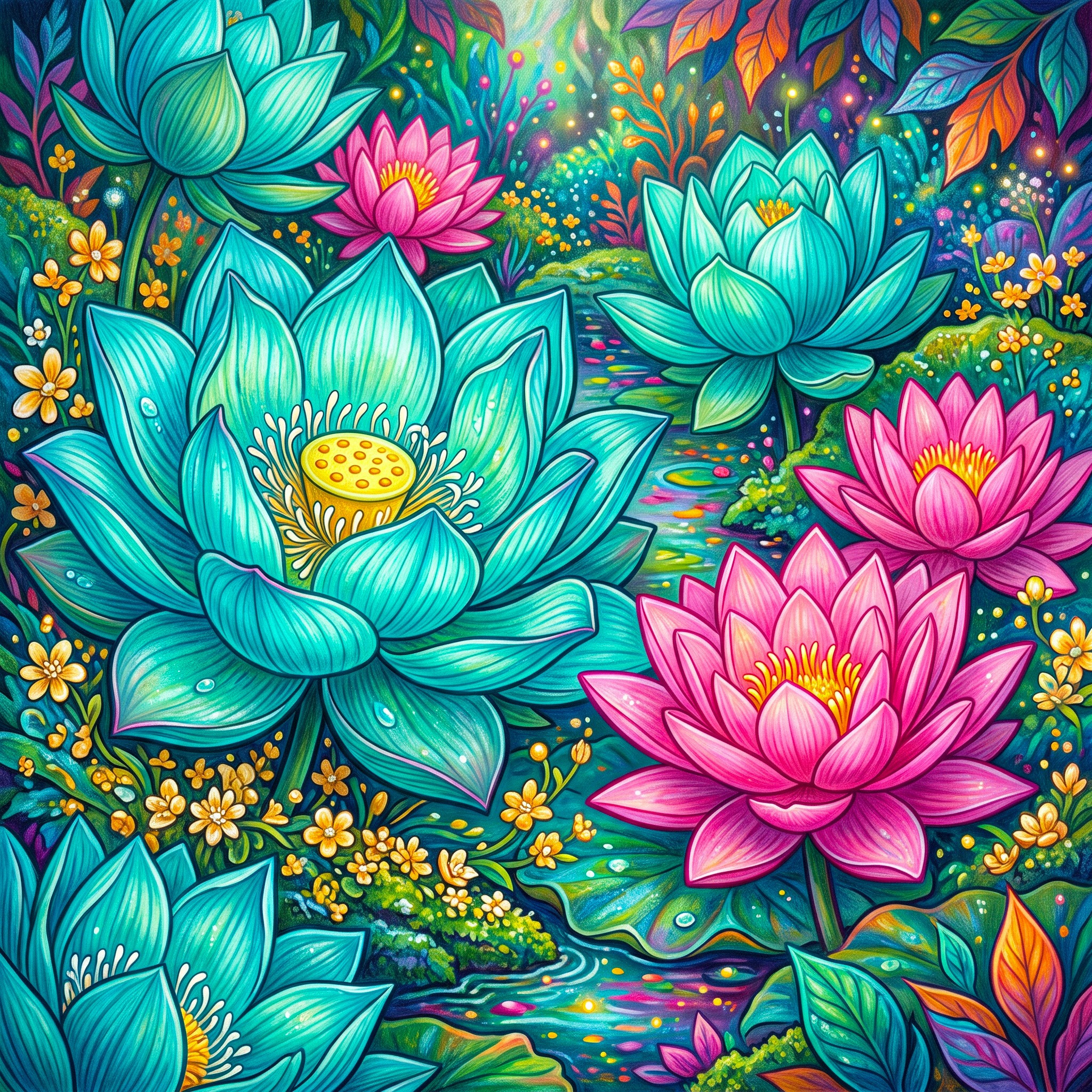 Lillies jigsaw puzzle by Gotiva