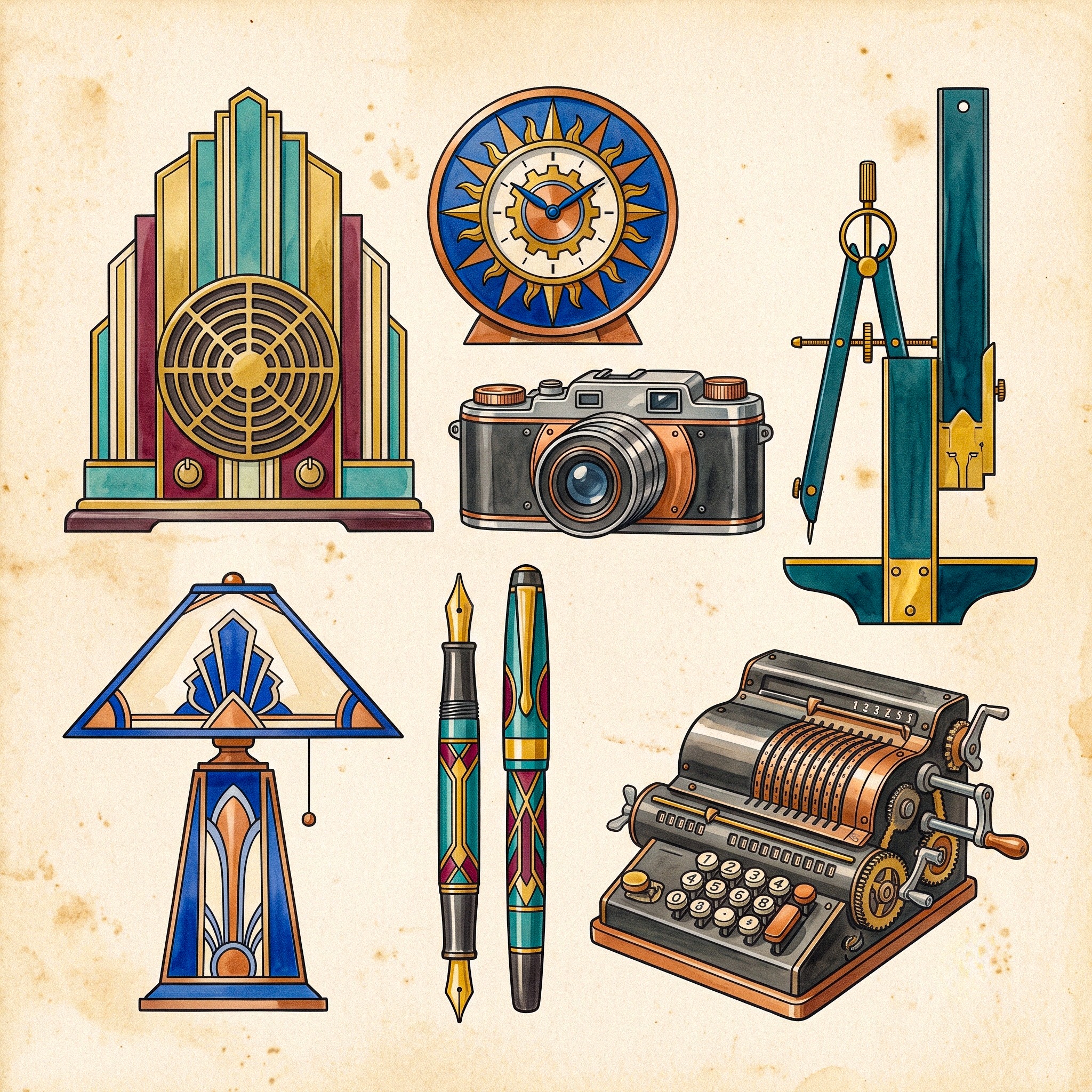 Retro Tech jigsaw puzzle by John Botanics