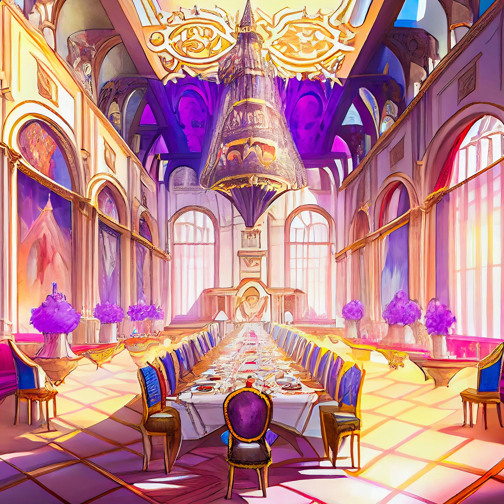 Dining hall jigsaw puzzle by Gotiva