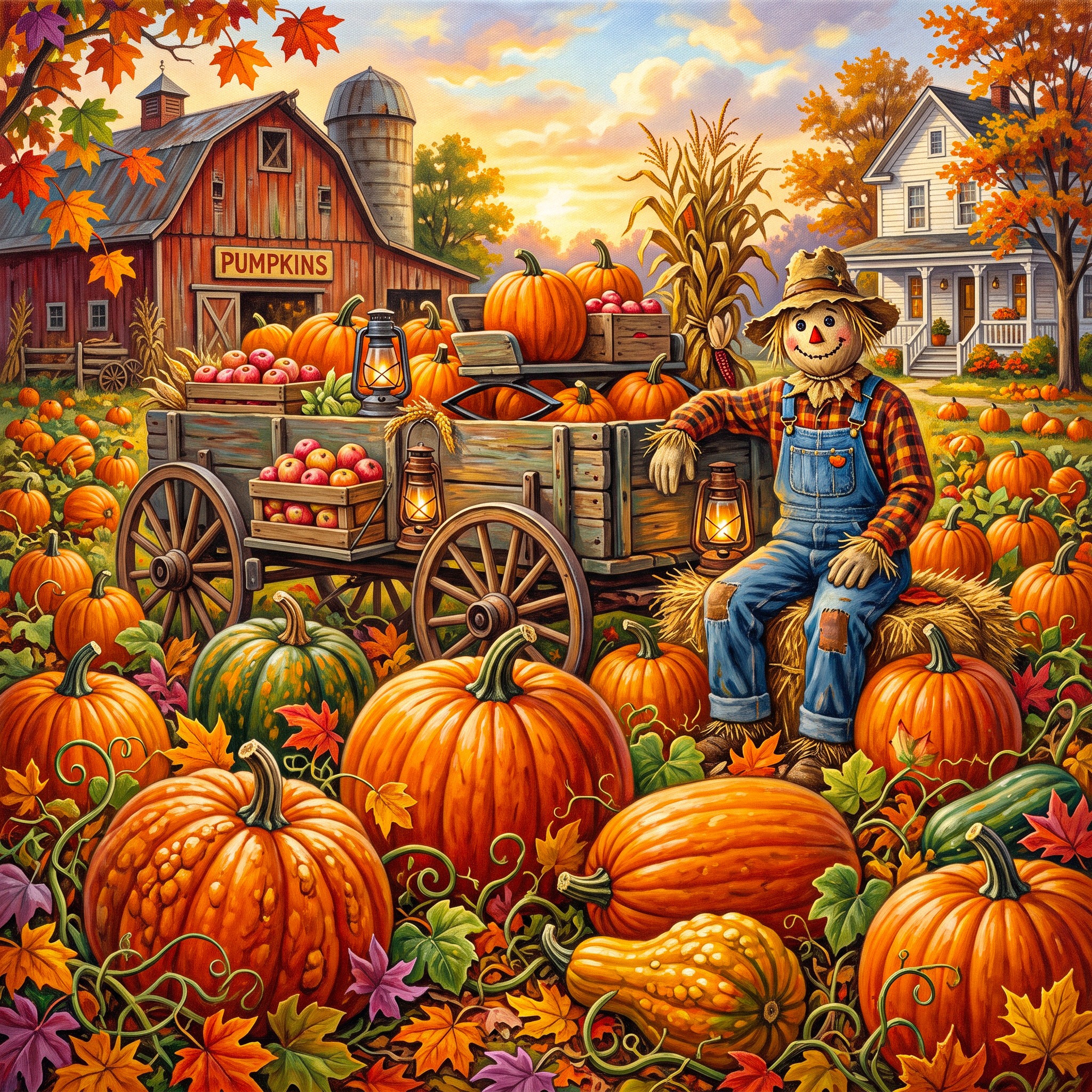 Scarecrow jigsaw puzzle by Classic Art Jenny