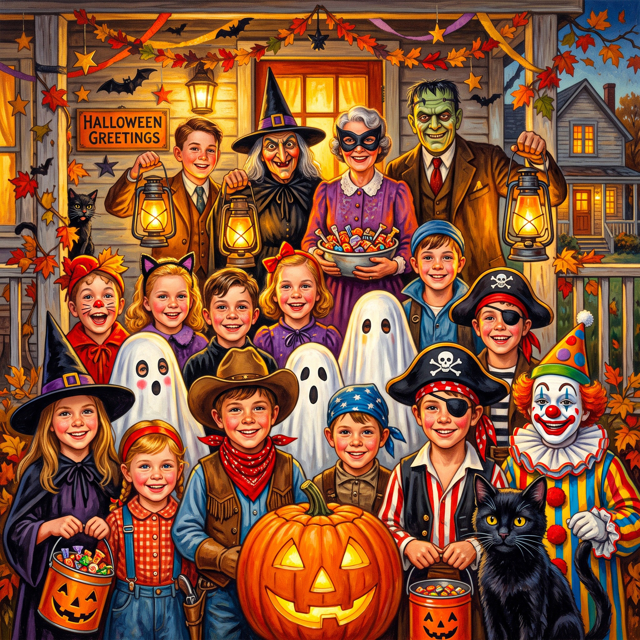 Halloween Costumes jigsaw puzzle by Classic Art Jenny