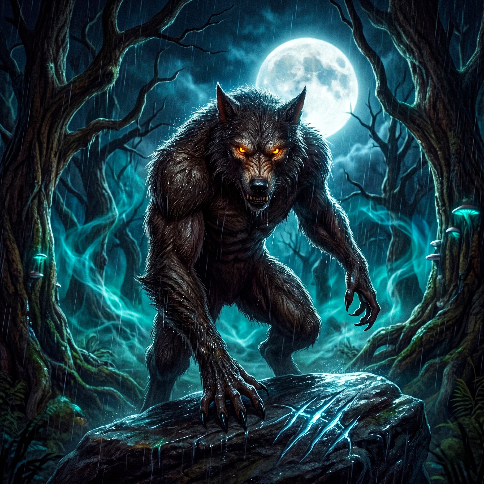 Werewolf jigsaw puzzle by Raven Veil