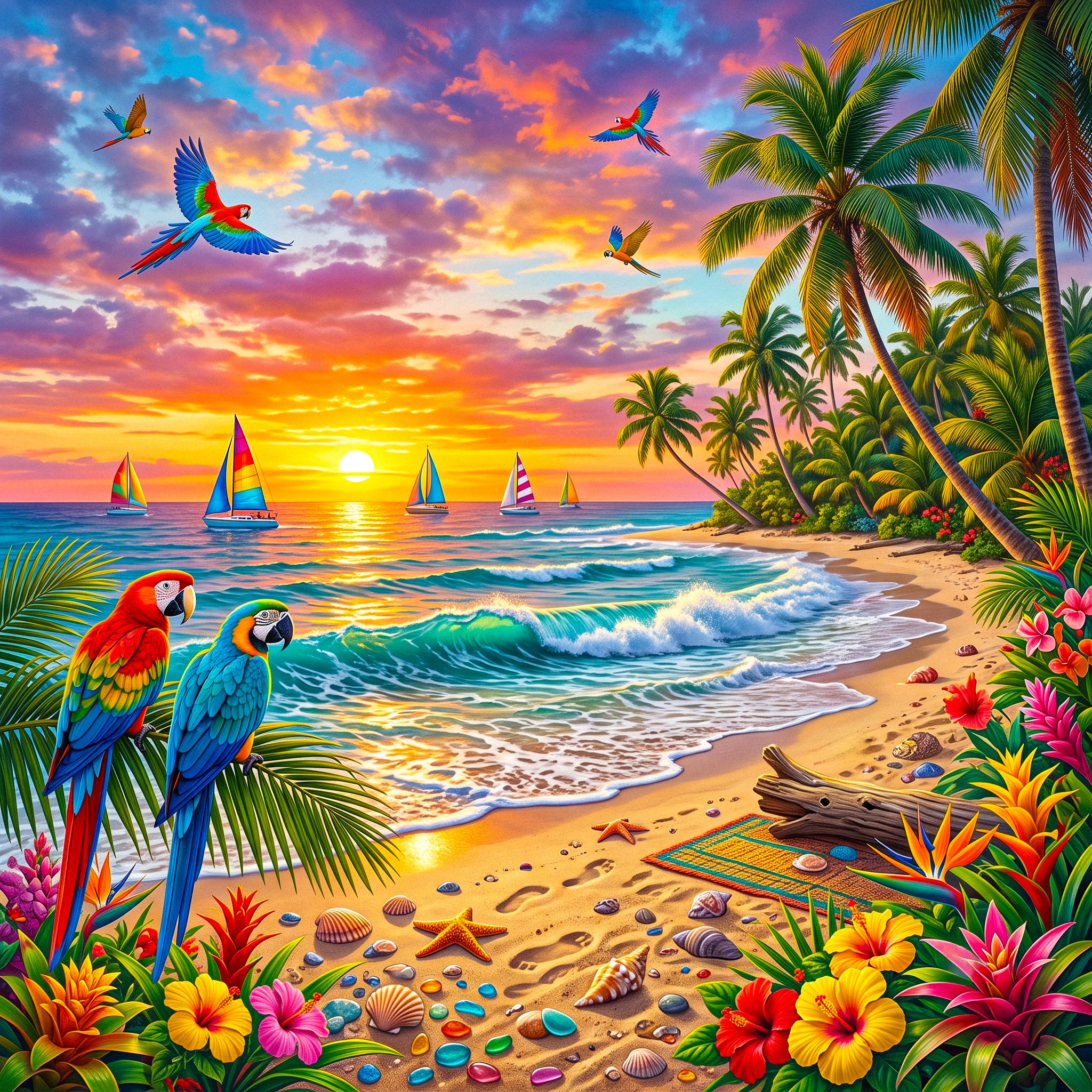 Beach jigsaw puzzle by Gotiva