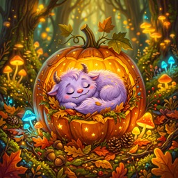 Sleepy jigsaw puzzle by Aria Solenne