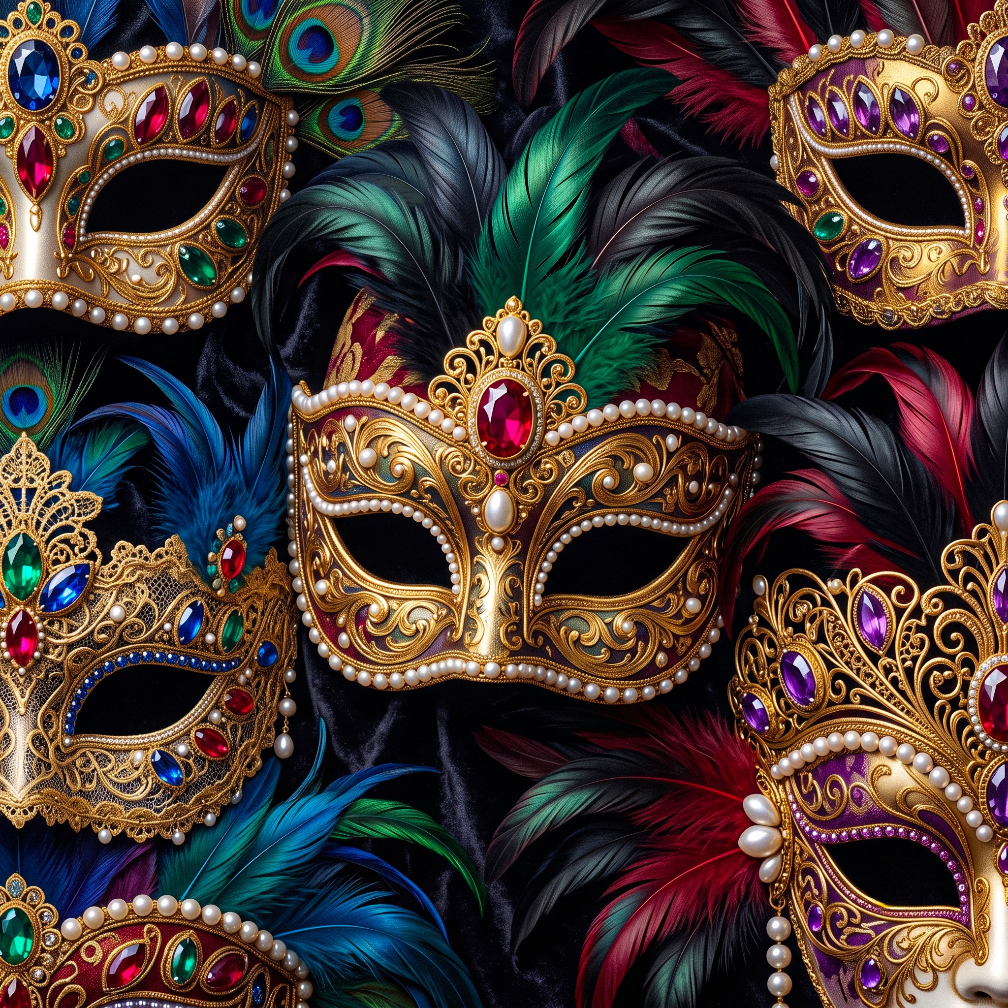 Masks jigsaw puzzle by Gotiva