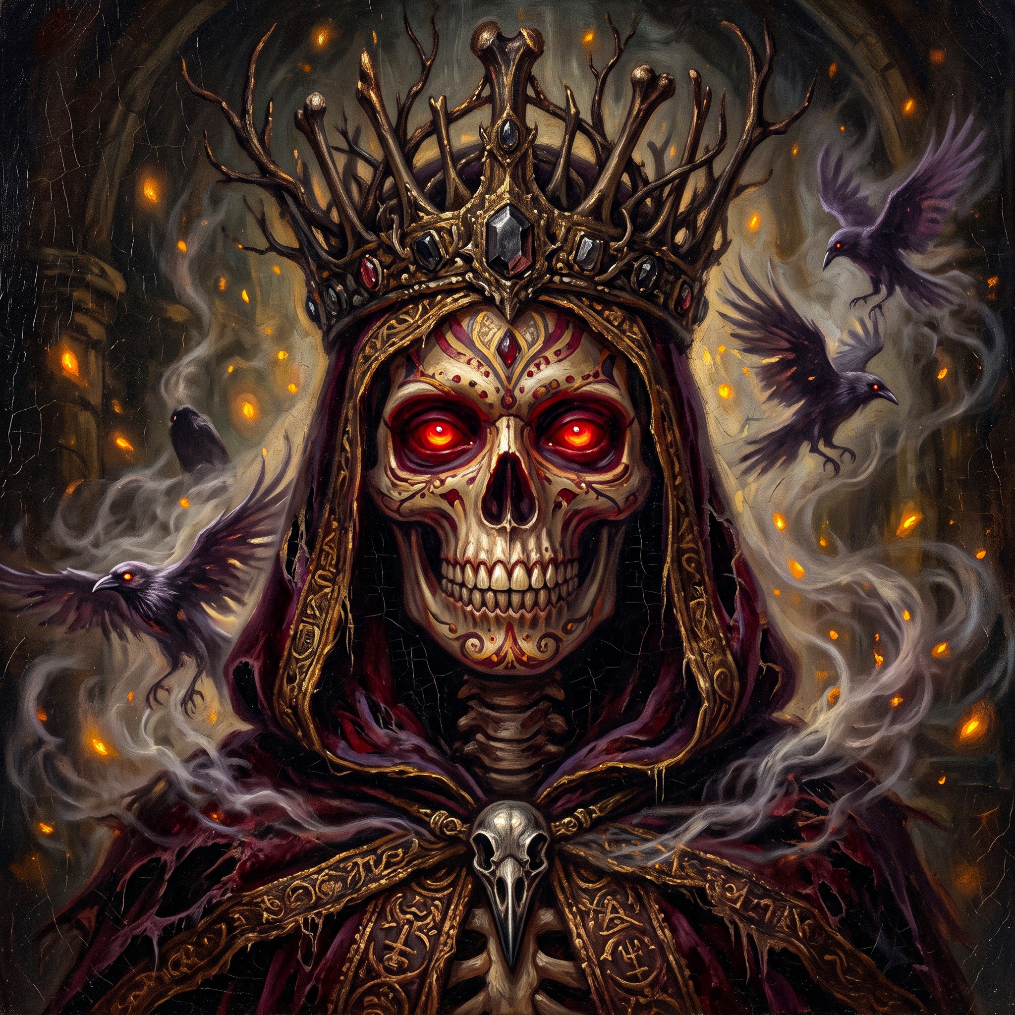 Skull King jigsaw puzzle by Raven Veil